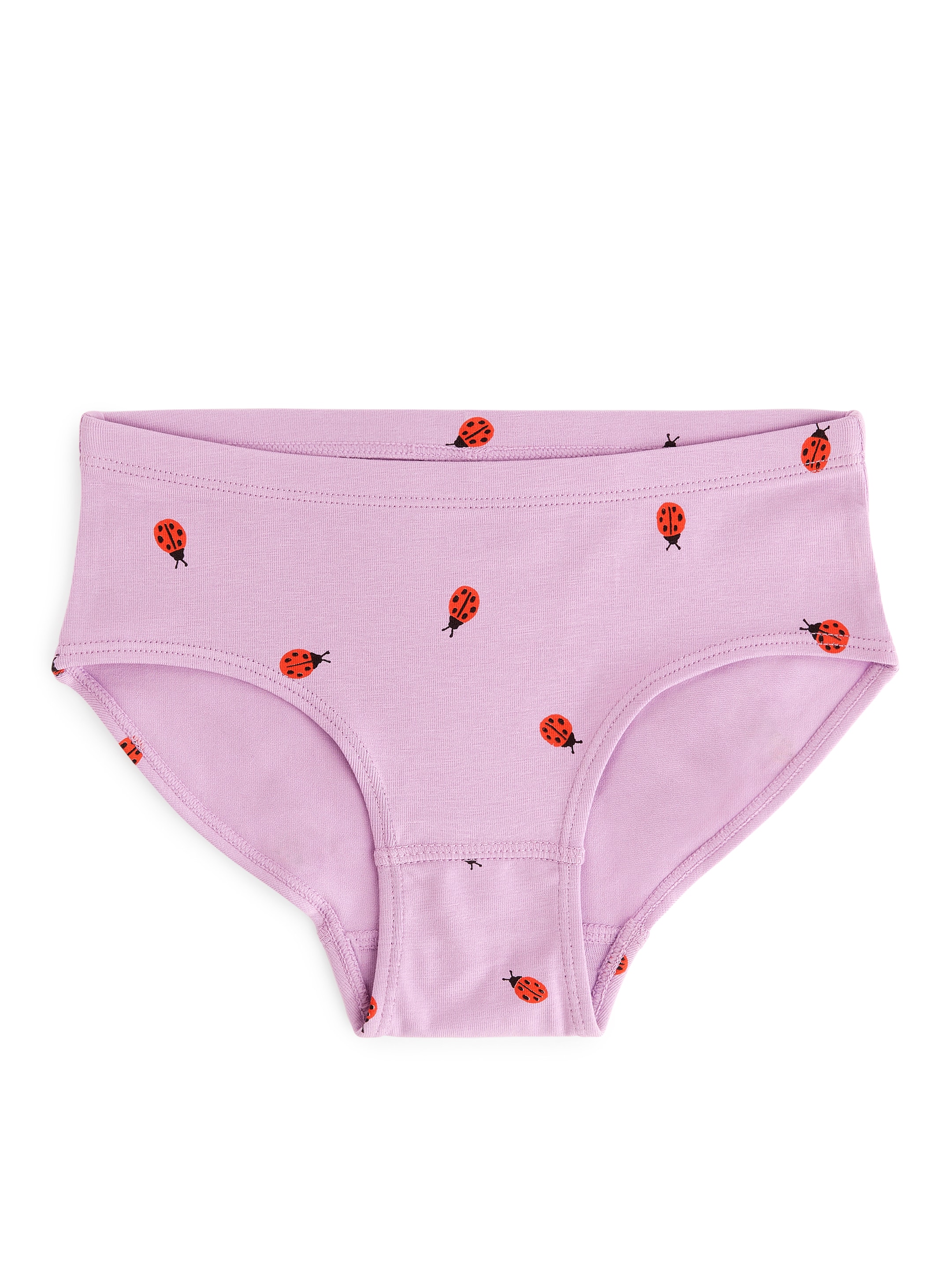 View larger image: Cotton Jersey Briefs Set of 3 - White/Blue/Lilac - Kids | H&M GB 3