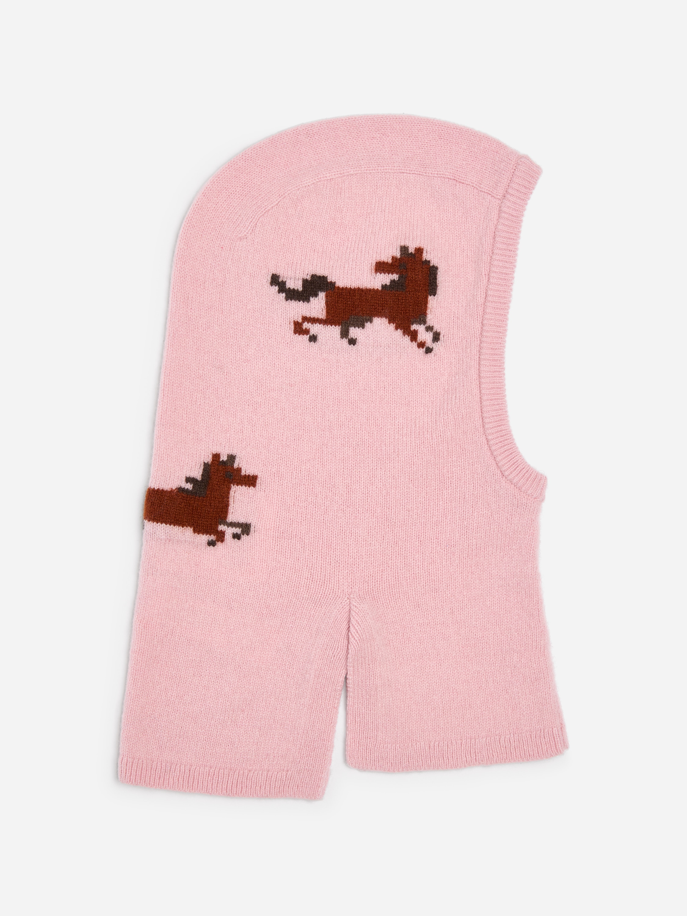 Wool Hood - Pink/HorsesPink/Pink/Red/Lilac/Hearts
