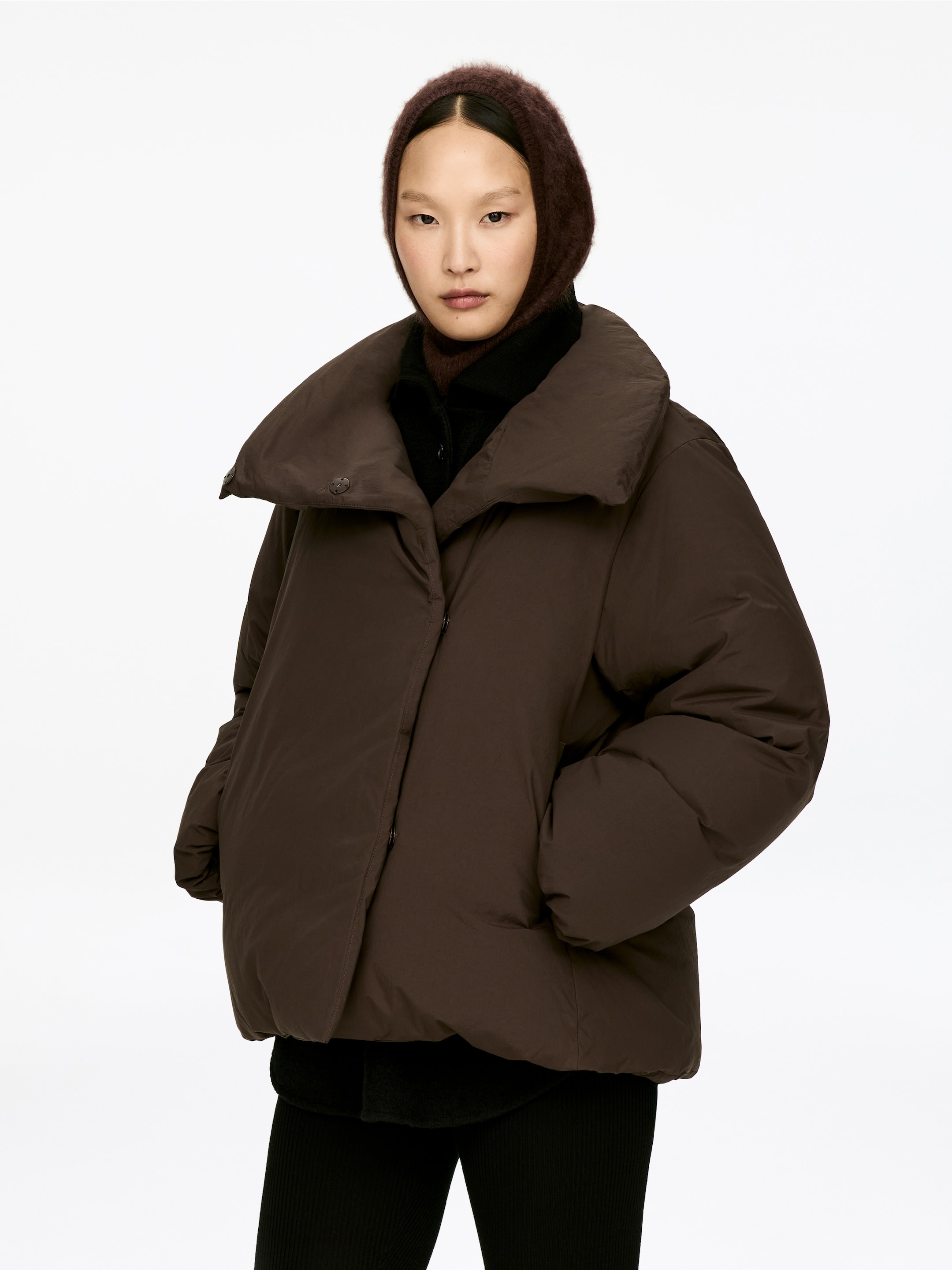 Nagyobb kép megtekintése: Cashmere Hood - Barna - NŐI | H&M HU 1