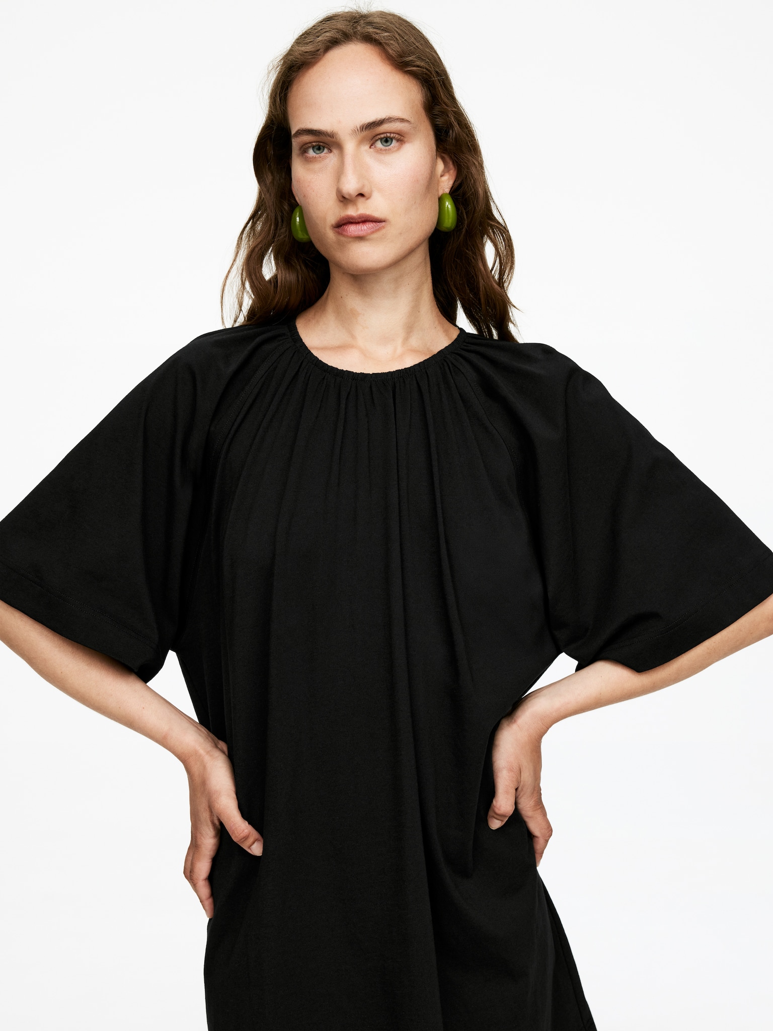 Robe à dos ouvert - Noir - 5