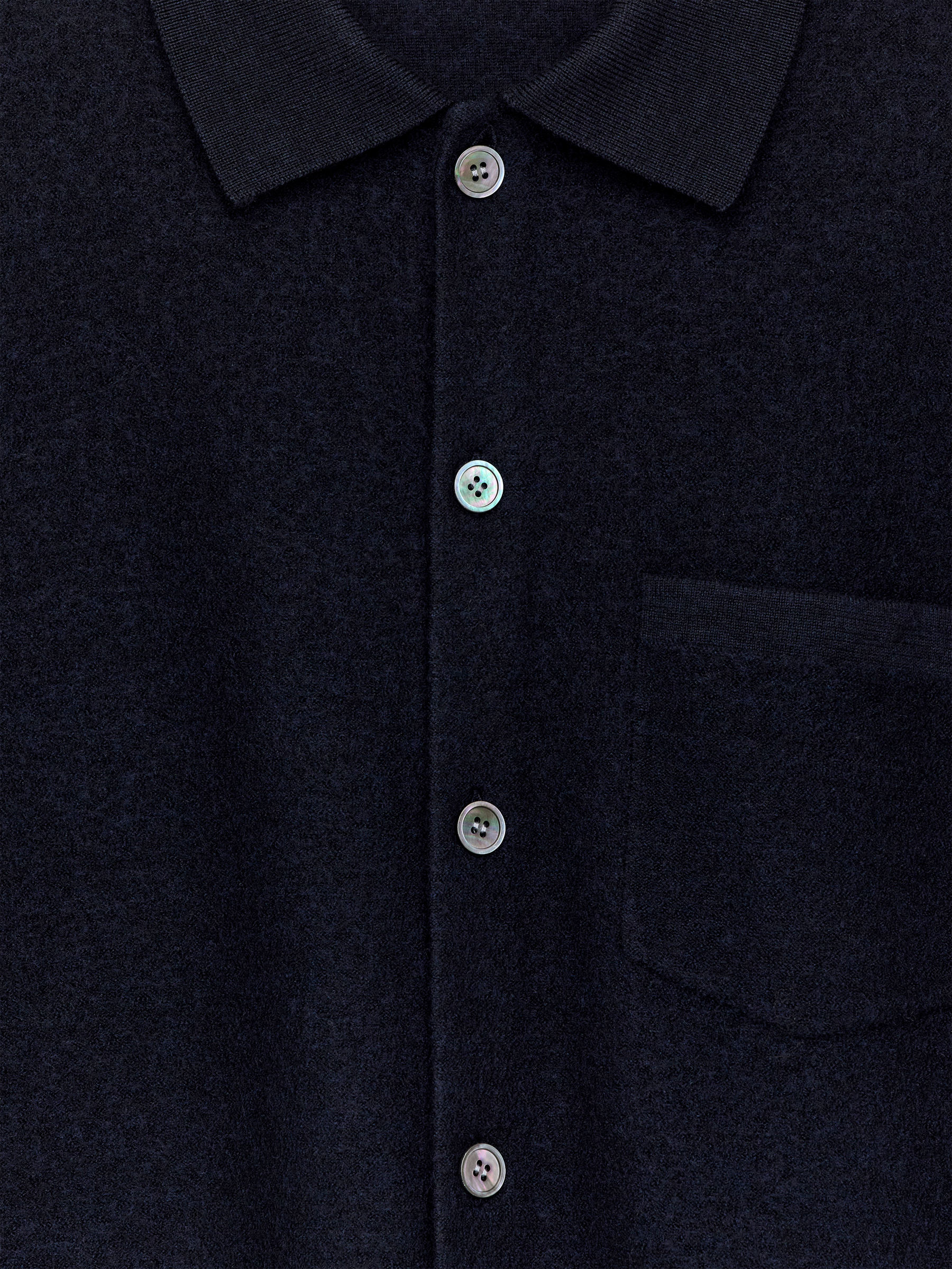 Cardigan en laine bouillie - Bleu foncé - Regular fit - Homme - StillMedia/DescriptiveDetail - 2