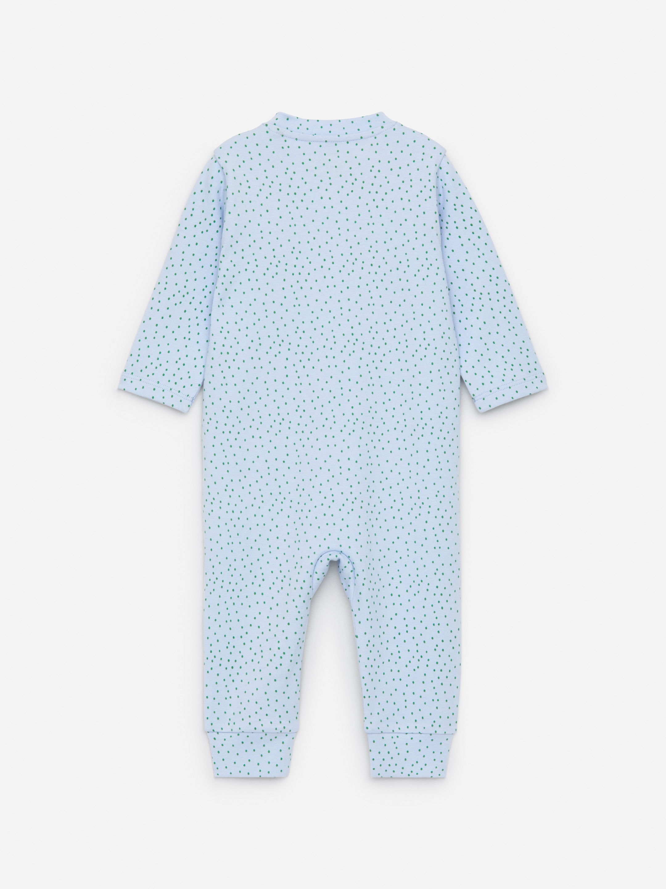 Größeres Bild ansehen: Schlafstrampler - Hellblau/Punkte in Grün - Kids | H&M DE 2