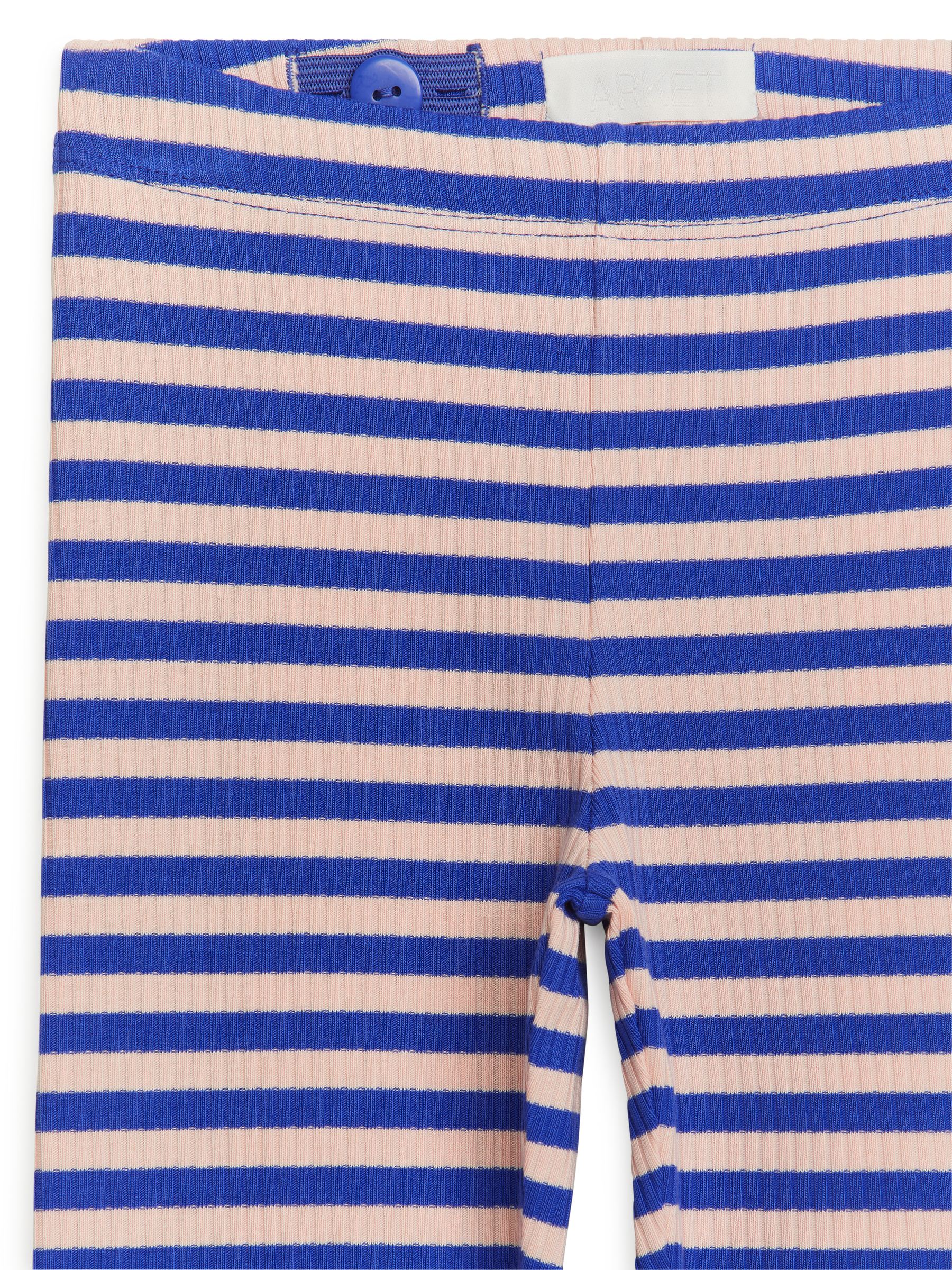 Gerippte Jersey-Leggings - Apricot/Blau - Regular Fit - Kinder - StillMedia/DescriptiveDetail - 2