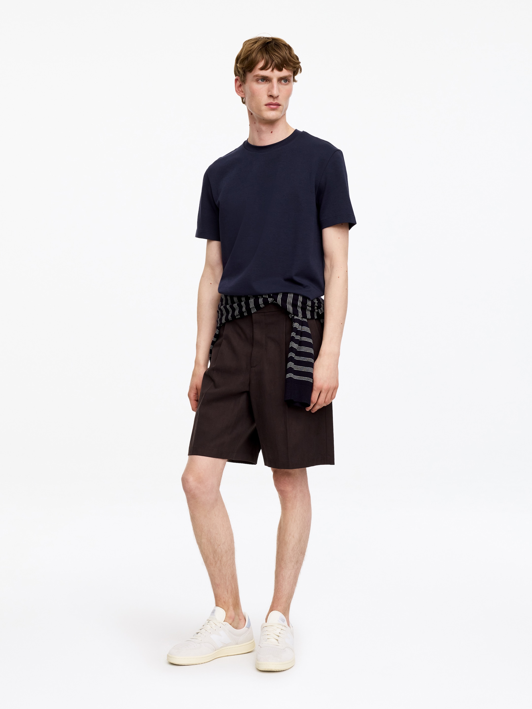 Interlock-T-Shirt mit normaler Passform - Dunkelblau - Regular Fit - Men - StillMedia/Lookbook - 2