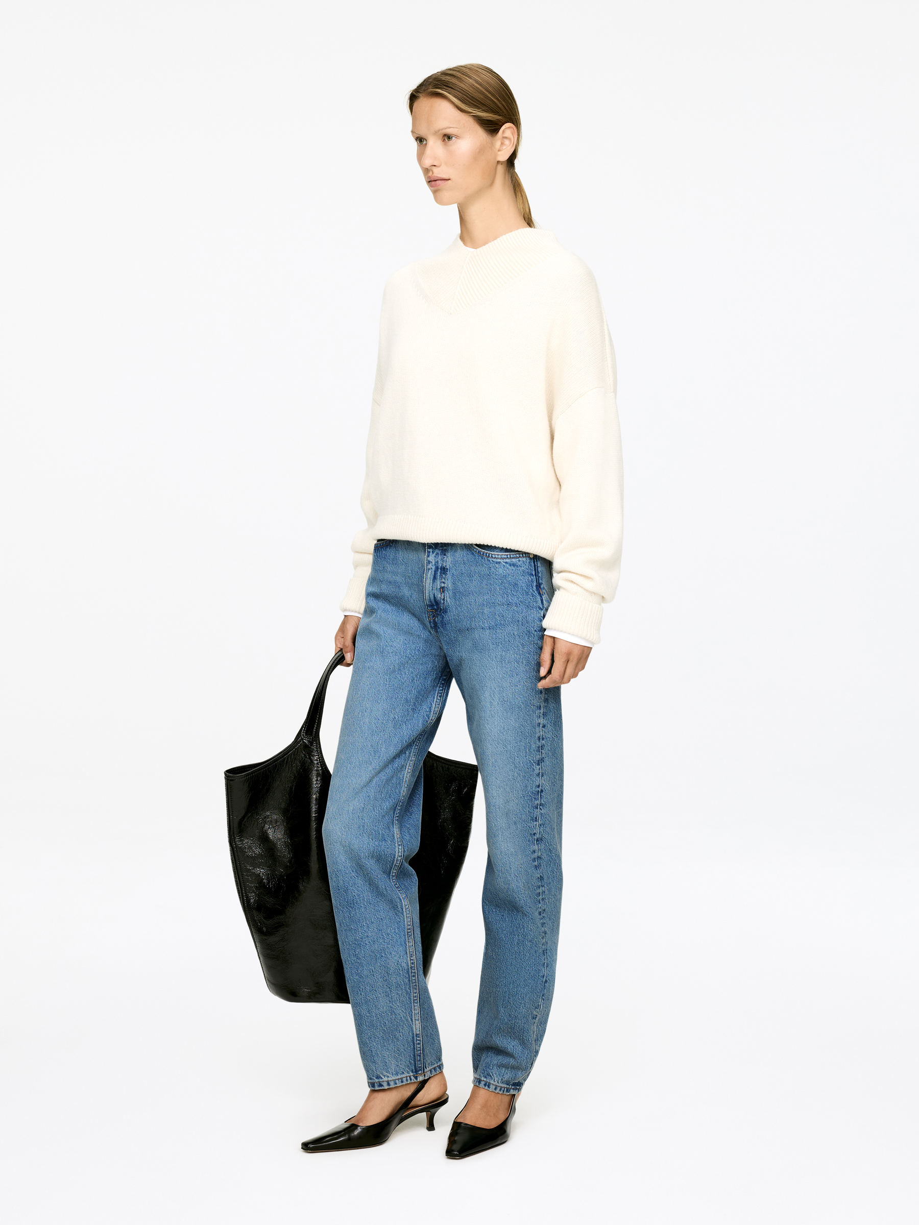 Jean fuselé VIOLET - Bleu moyen - Regular fit - Femme - StillMedia/Lookbook - 4