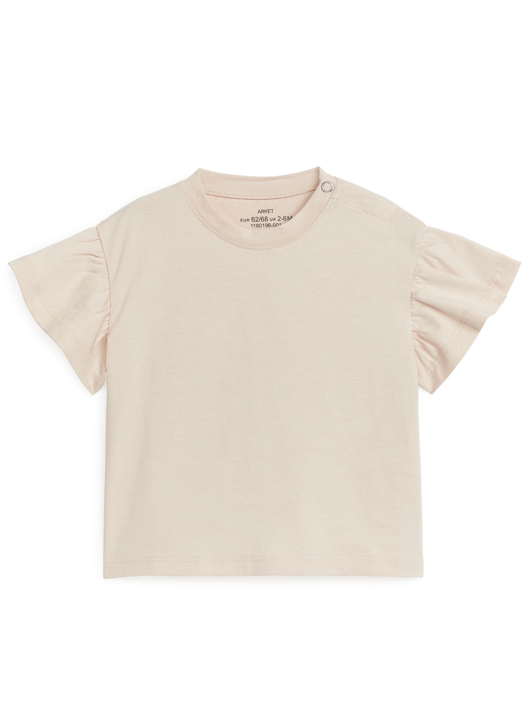 T-Shirt mit Rüschen - Beige - Regular Fit - Kinder - StillMedia/DescriptiveStillLife - 2