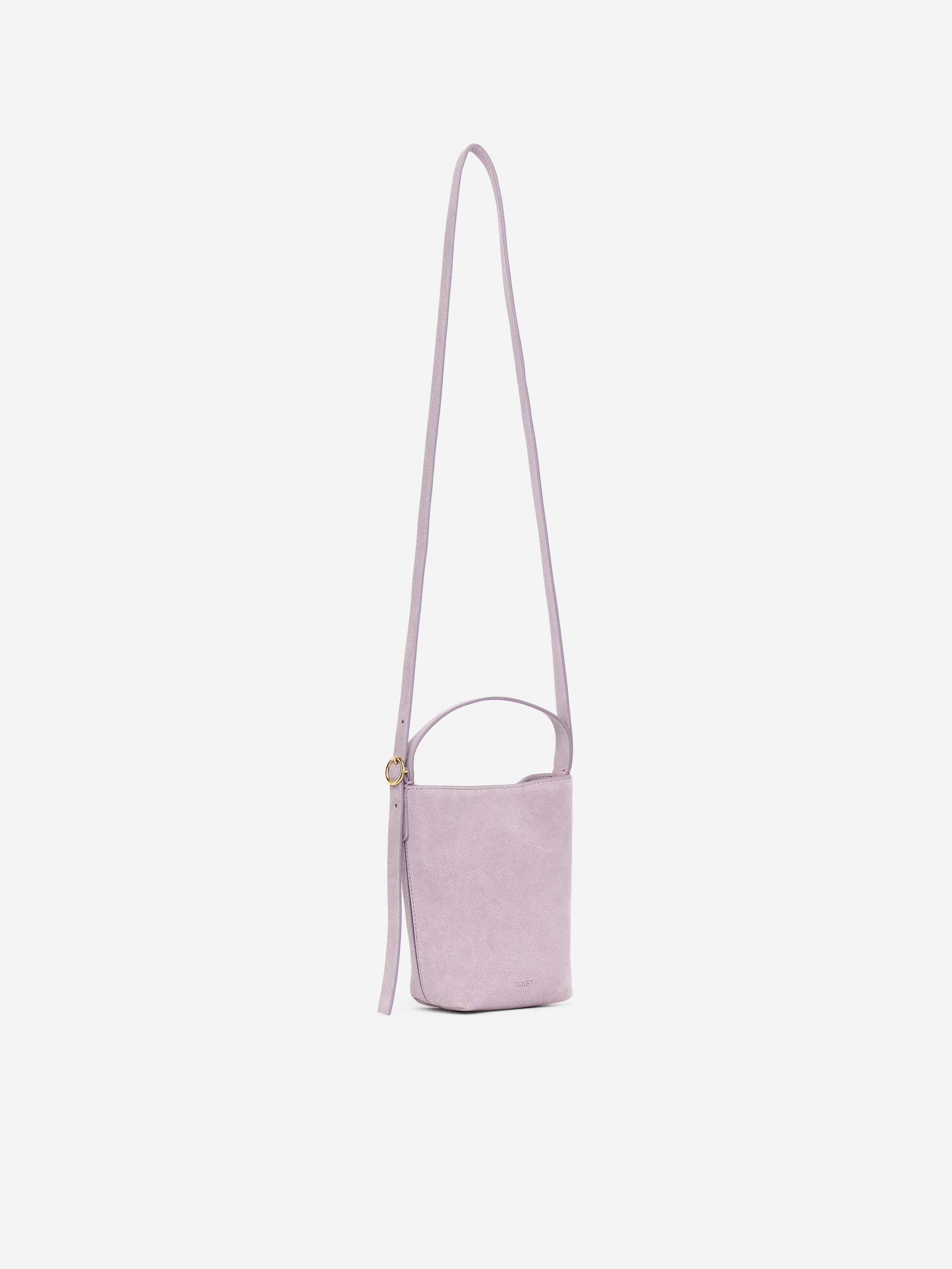 Split Suede Crossbody Bag - Lilac - Women - StillMedia/DescriptiveStillLife - 1