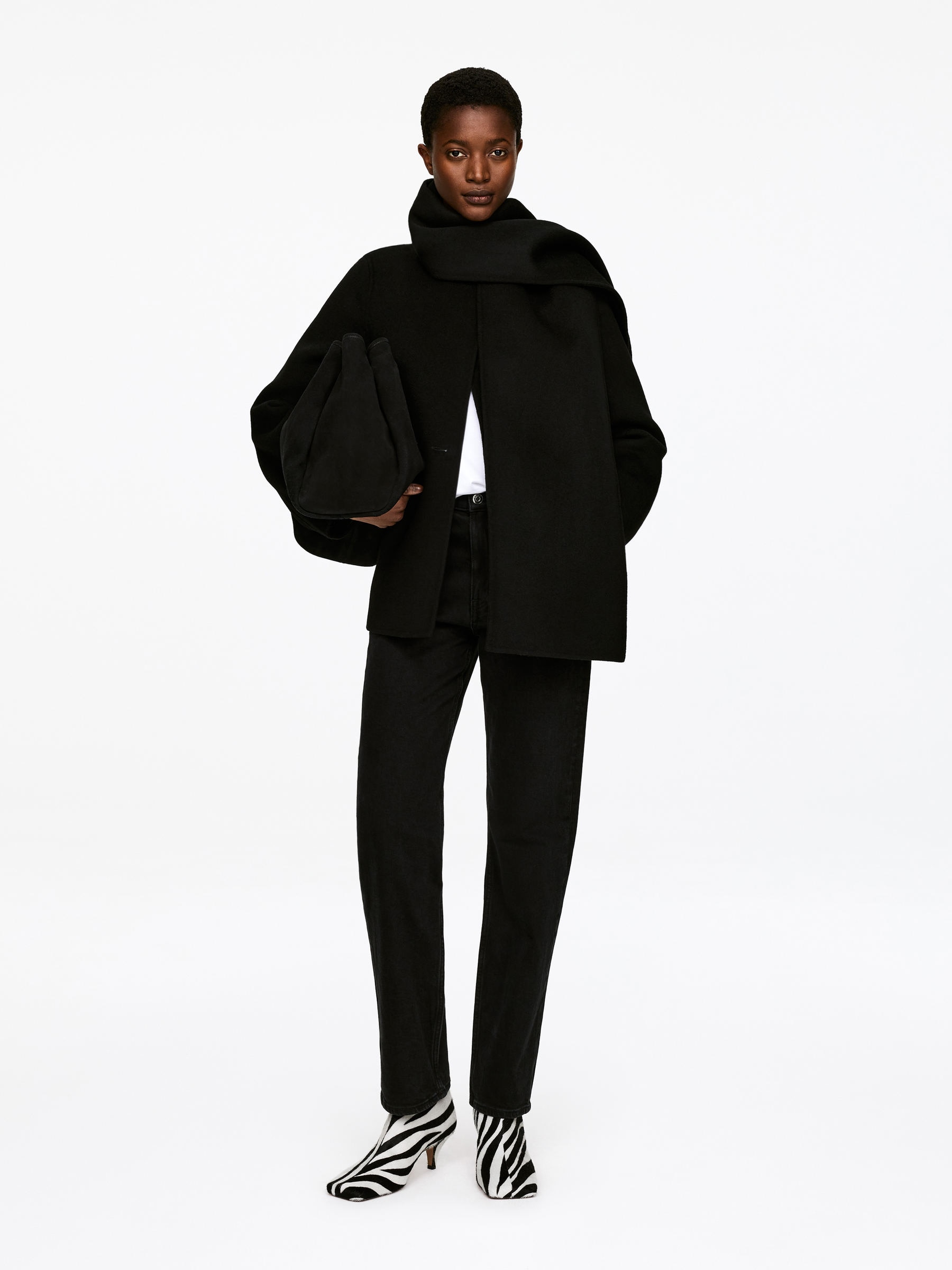 Stiefelette mit Zebramuster - Weiß/Schwarz/Zebramuster - Damen - StillMedia/Lookbook - 7