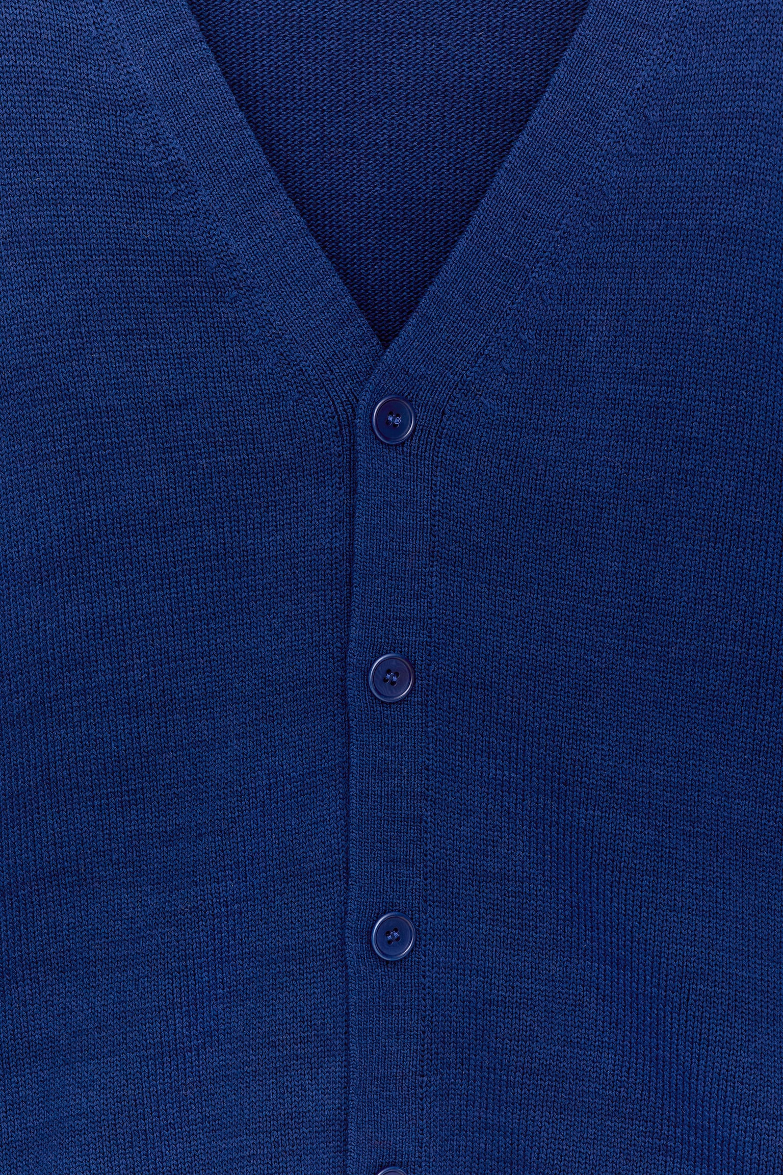 Cardigan in cotone - Blu scuro/Verde scuro - 7