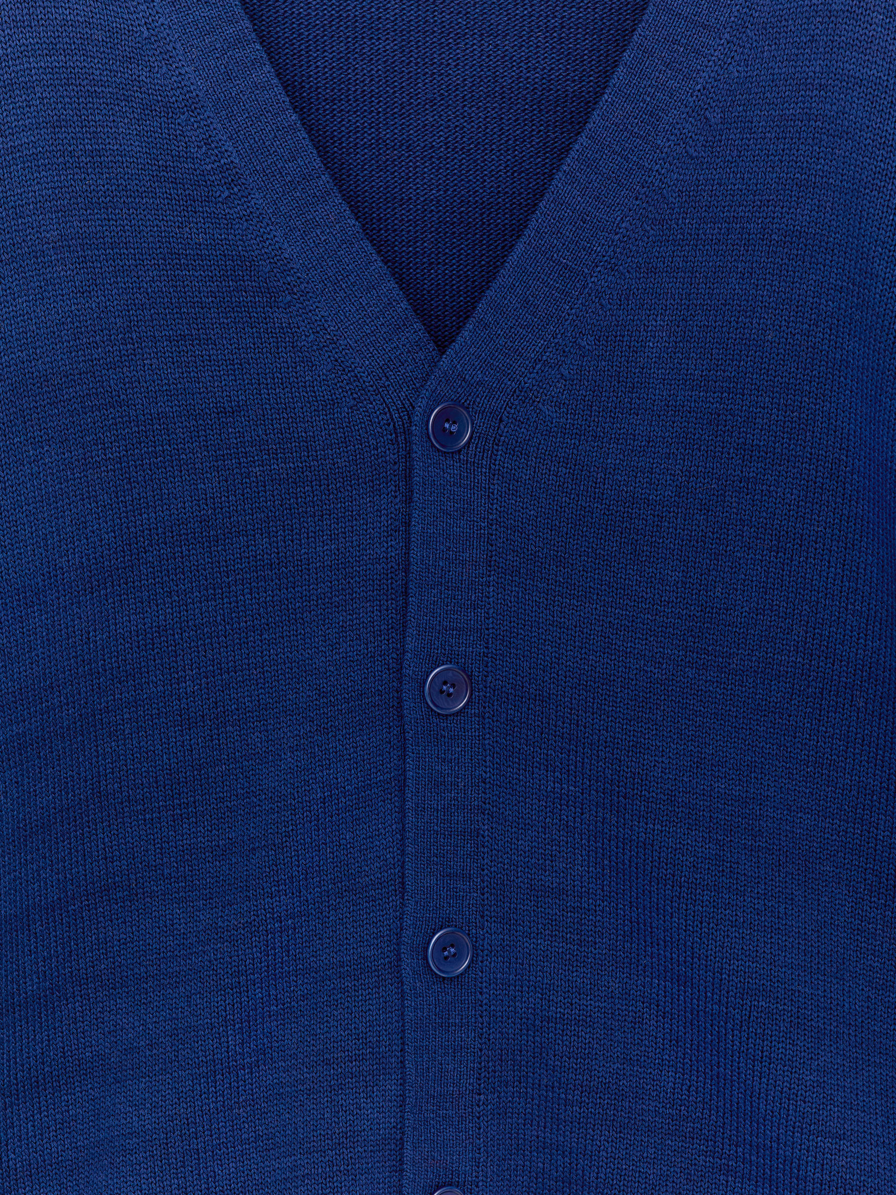 Bawełniany kardigan - Ciemnoniebieski - Luźny fason - Men - StillMedia/DescriptiveDetail - 1