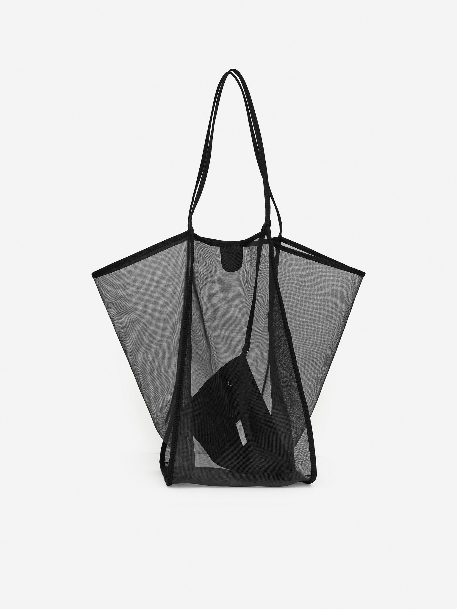 Mesh-Tragetasche - Schwarz