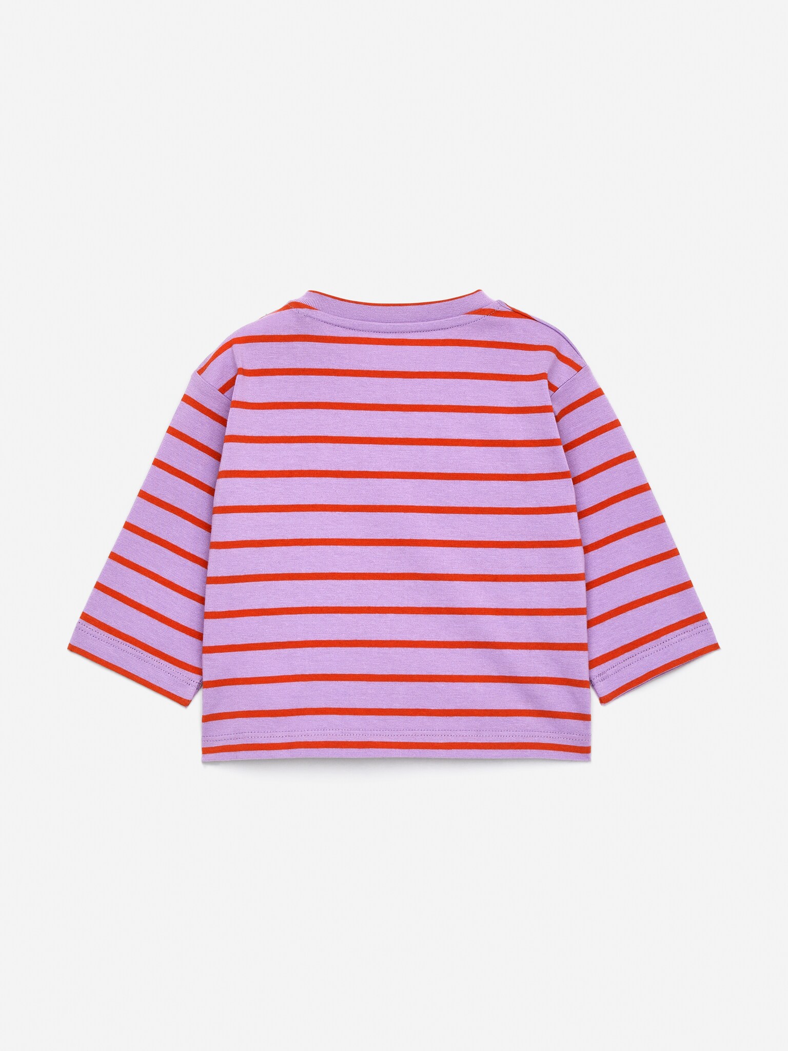 Top à manches longues - Mauve/Rouge/Bleu vif/Écru/Blanc/Vert - 2