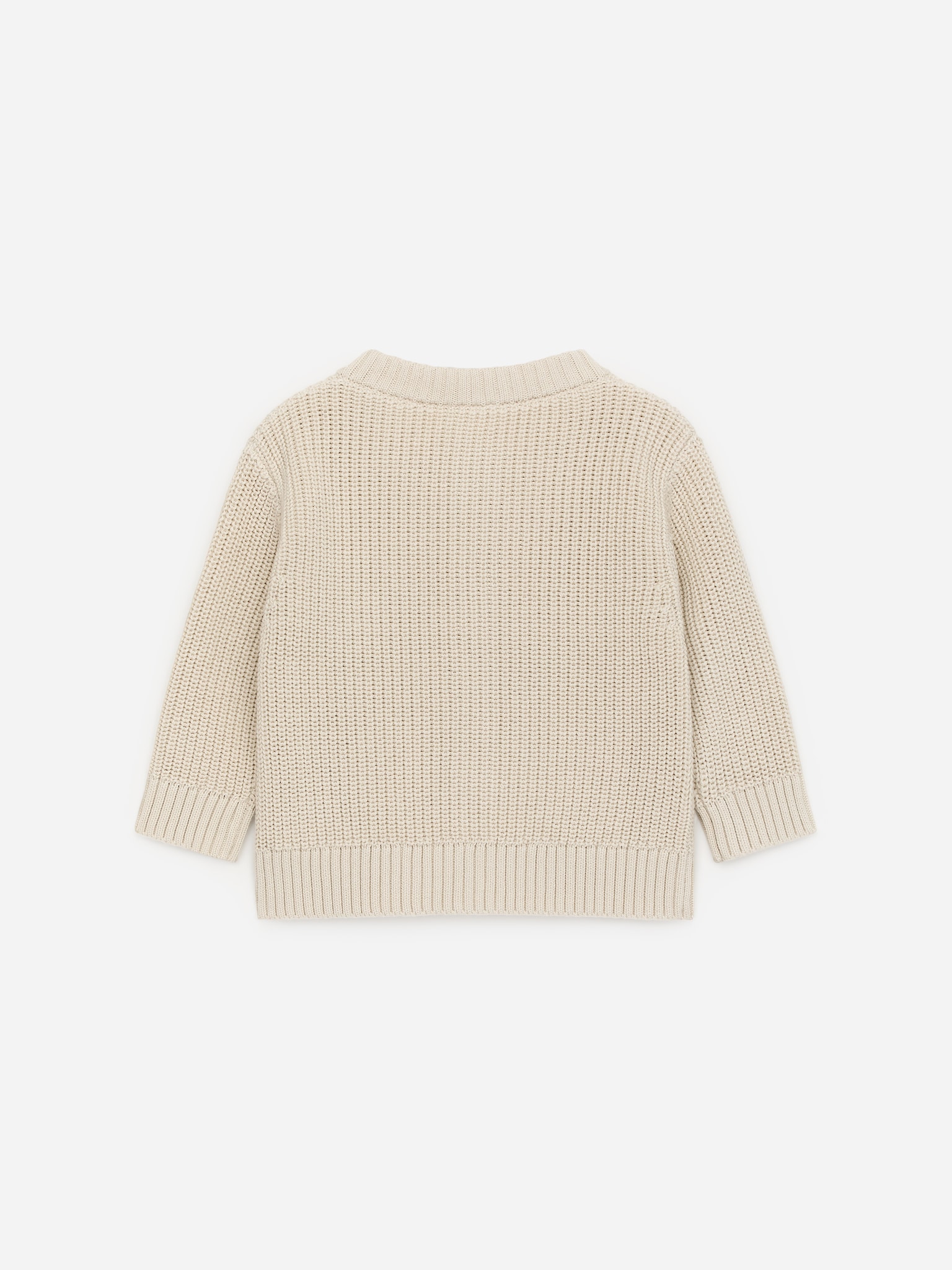 Cárdigan de algodón - Blanco roto/Azul claro/verde - 3