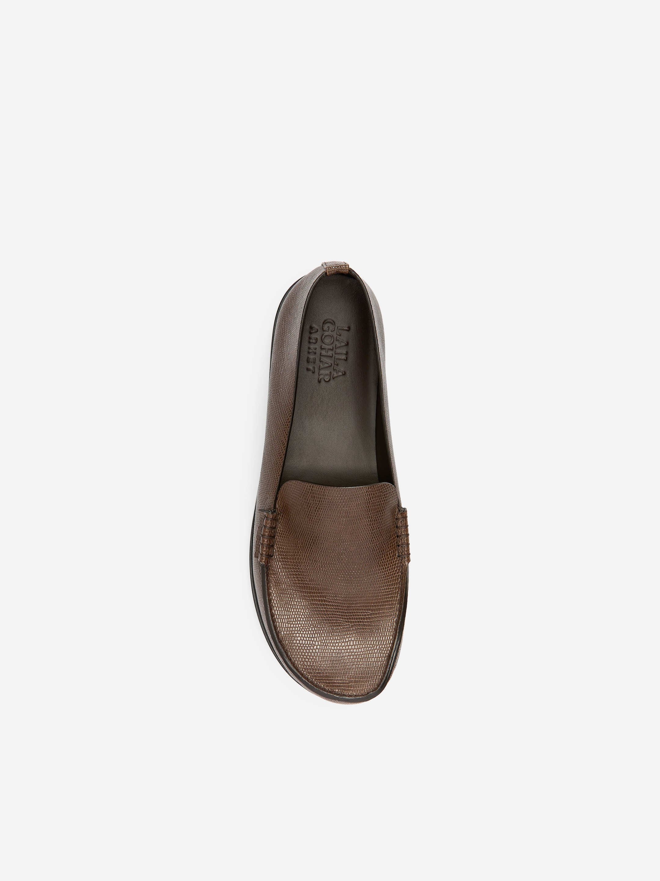 ARKET and Laila Gohar Embossed Loafers - Brown - Women - StillMedia/DescriptiveStillLife - 3