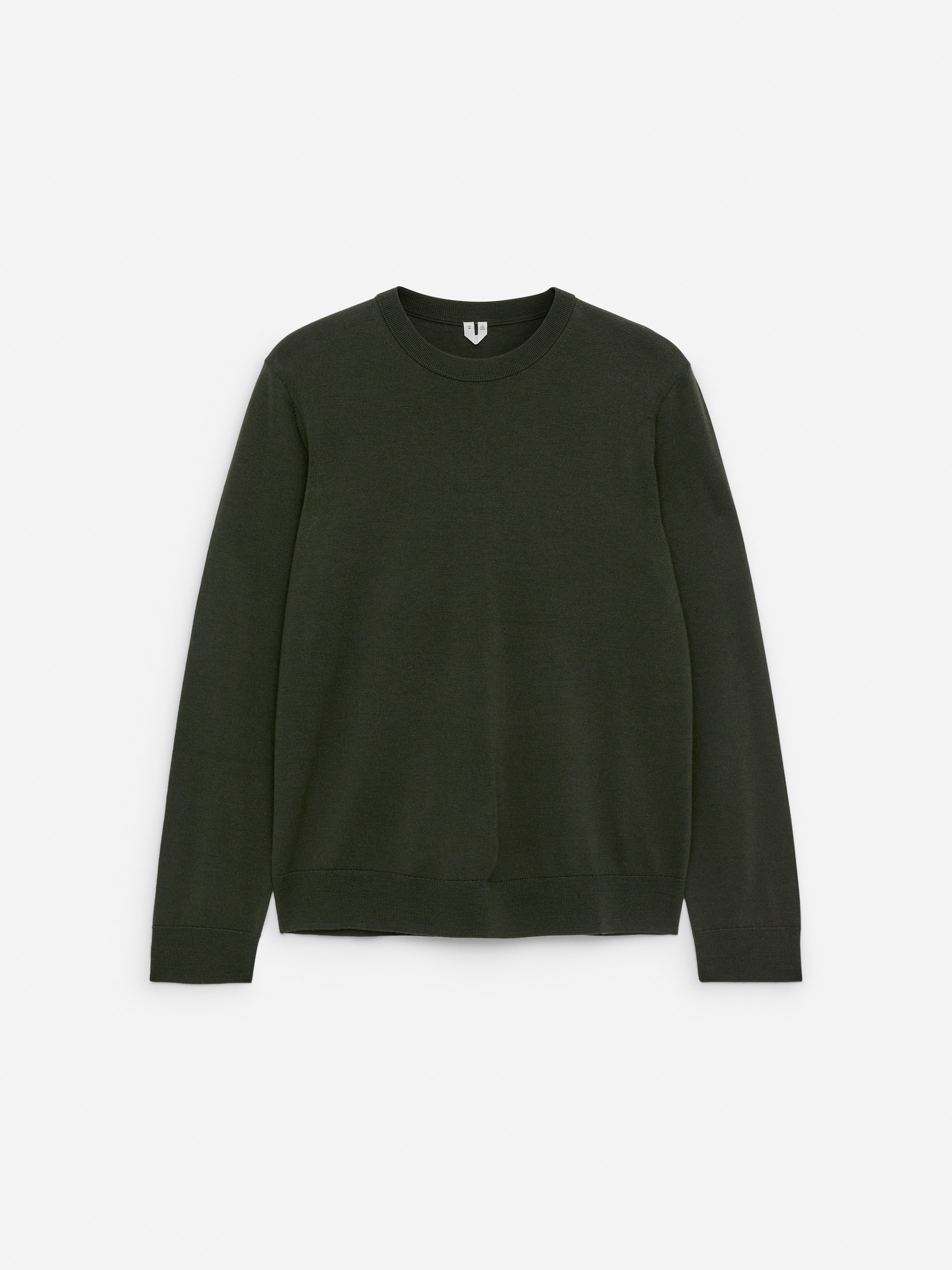 Visualizza immagine più grande: Maglione in lana merino con lavorazione sottile - Verde scuro - UOMO | H&M IT 5