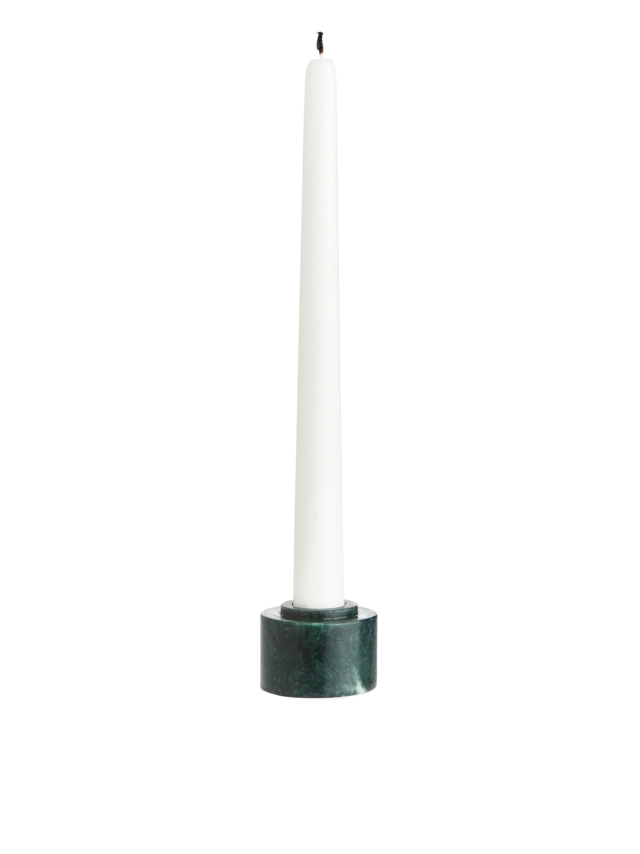 Grotere afbeelding bekijken: Marmeren kaarsenhouder - Groen marmer - HOME | H&M NL 2
