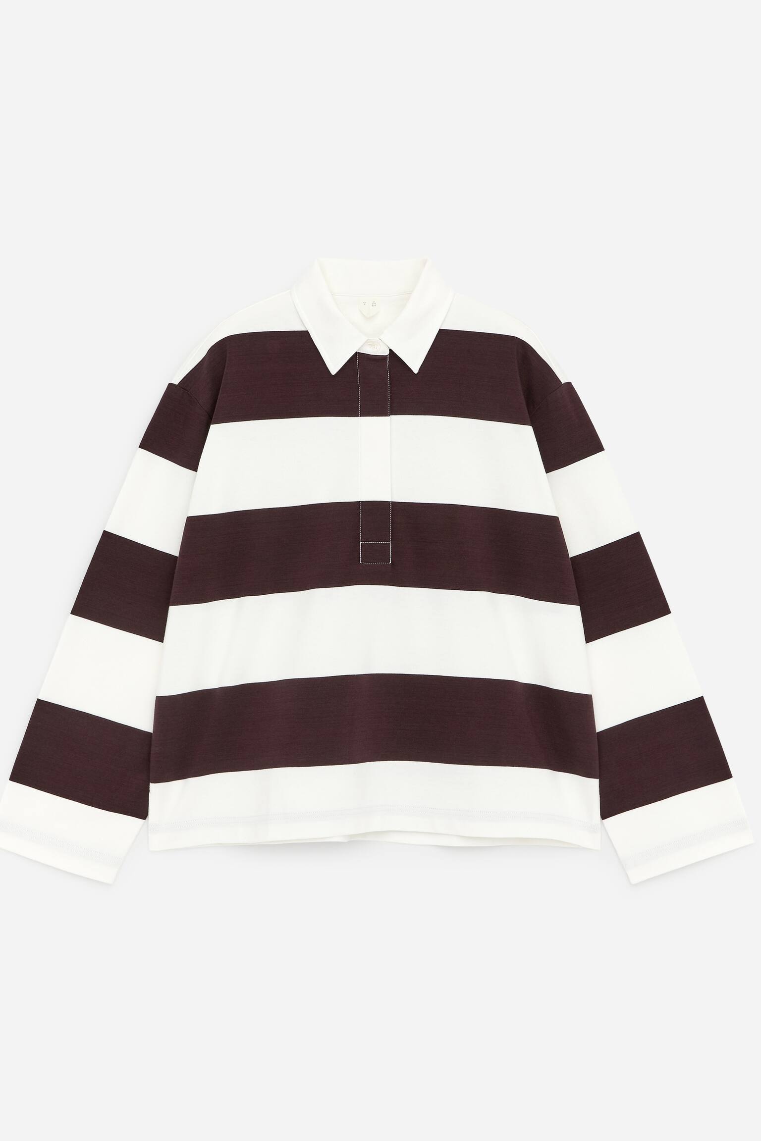 Katoenen poloshirt - Bruin/wit/Rood/blauw - 2