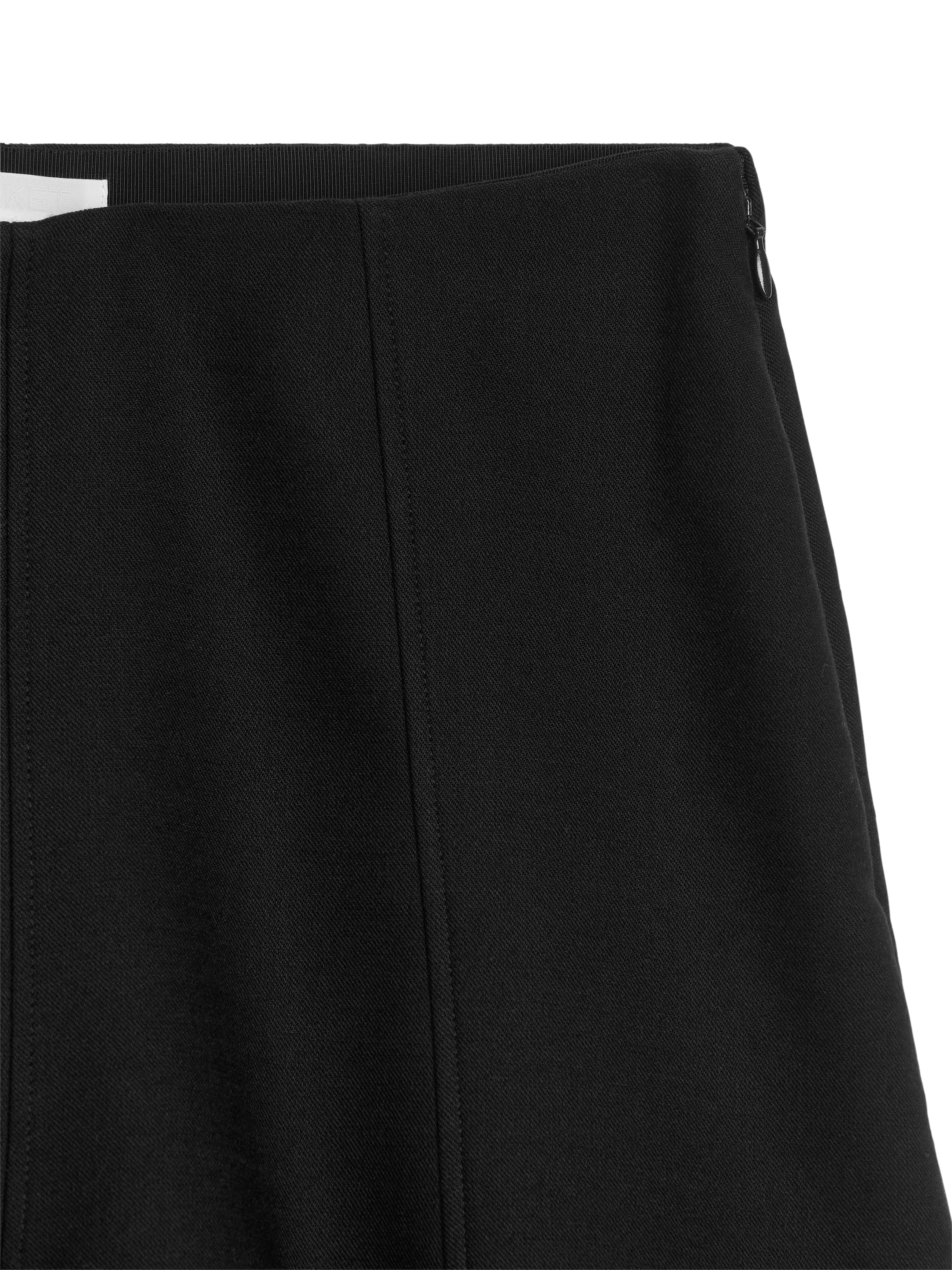 Wool-Blend Sculptural Skirt - Black - Regular fit - Women - StillMedia/DescriptiveDetail - 1