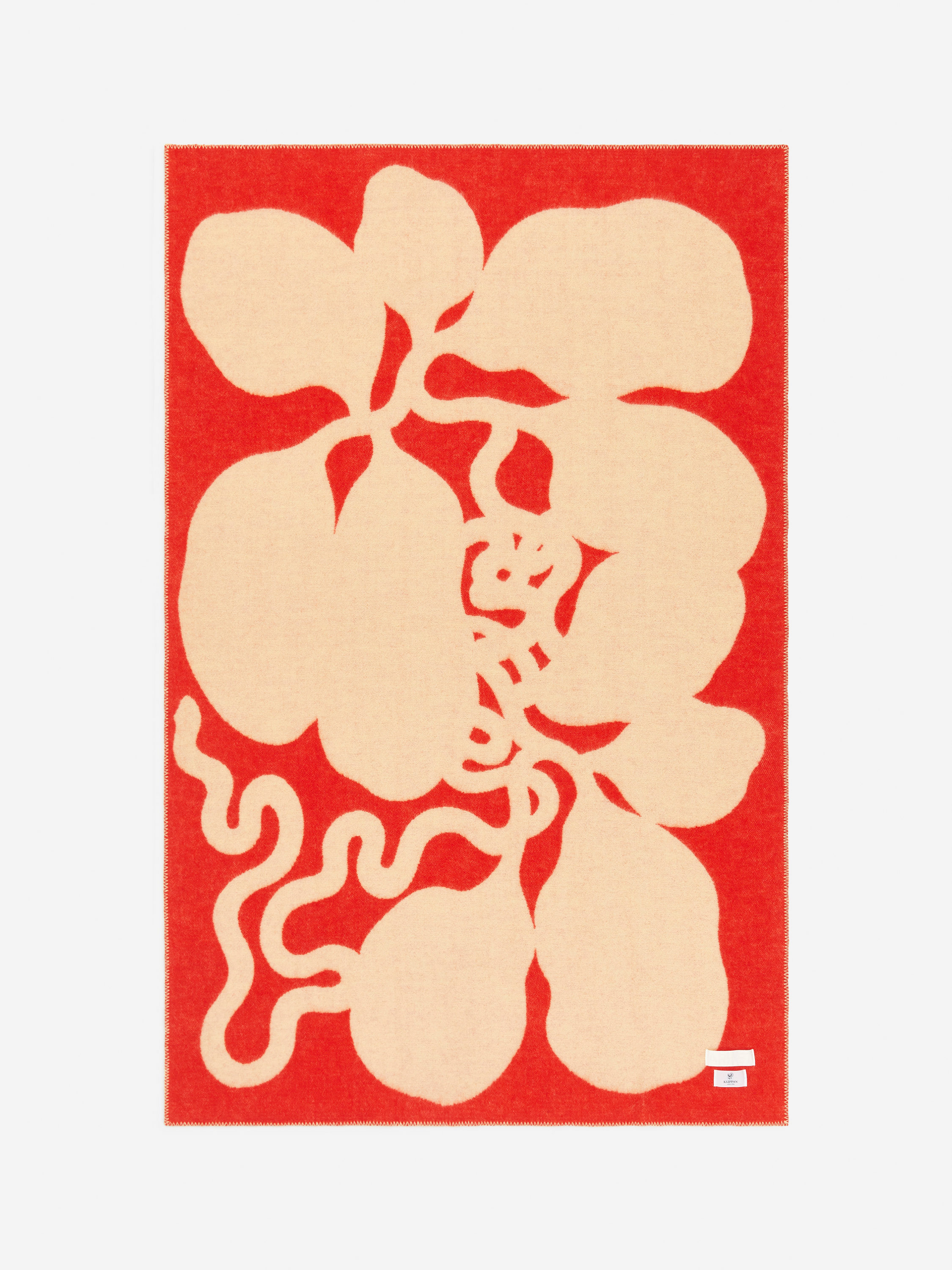 Klippan Wool Blanket - Cream/Red - Homeware - StillMedia/DescriptiveStillLife - 1