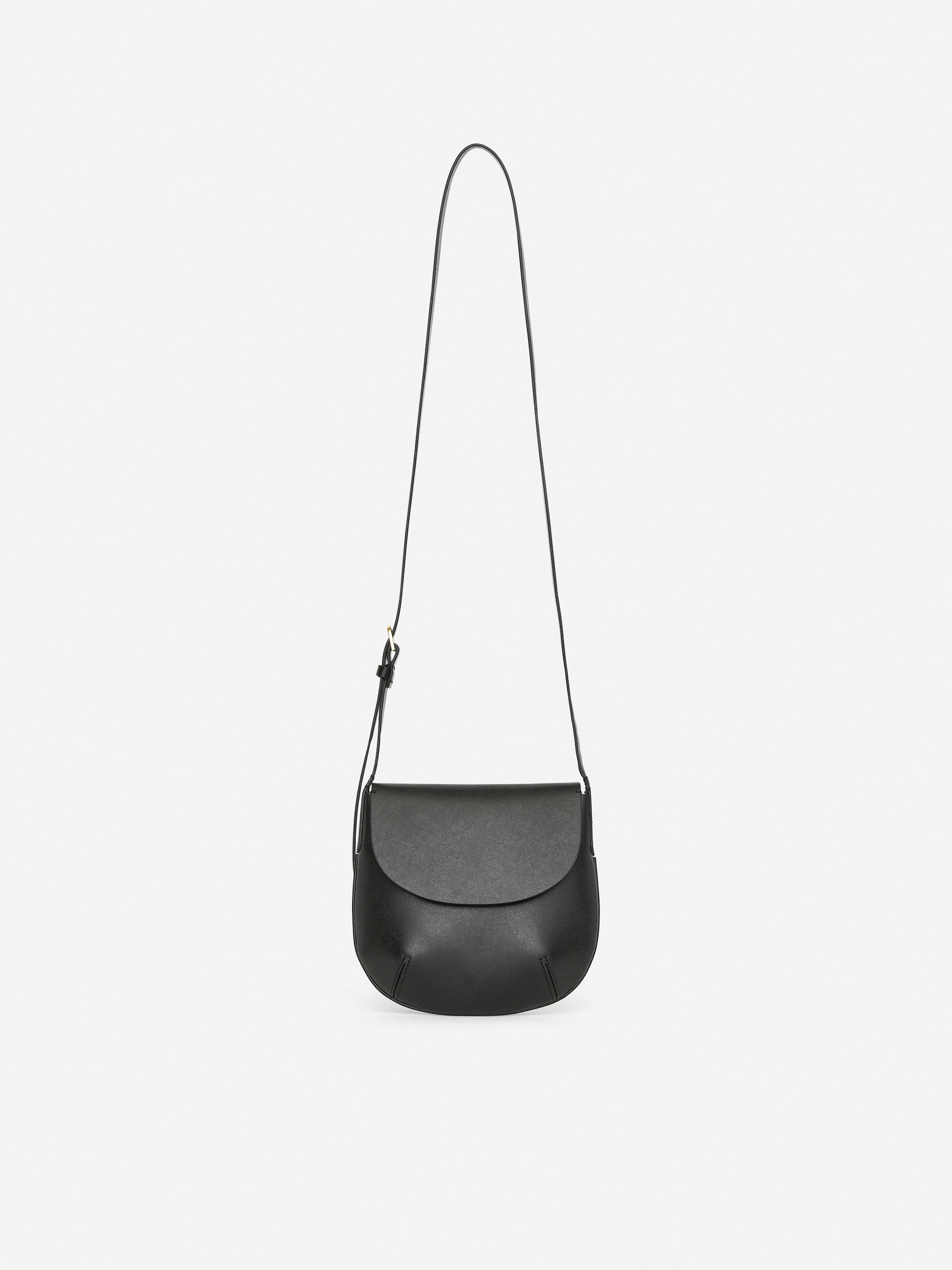 Visualizza immagine più grande: Borsa a tracolla in pelle - Nero - DONNA | H&M IT 1