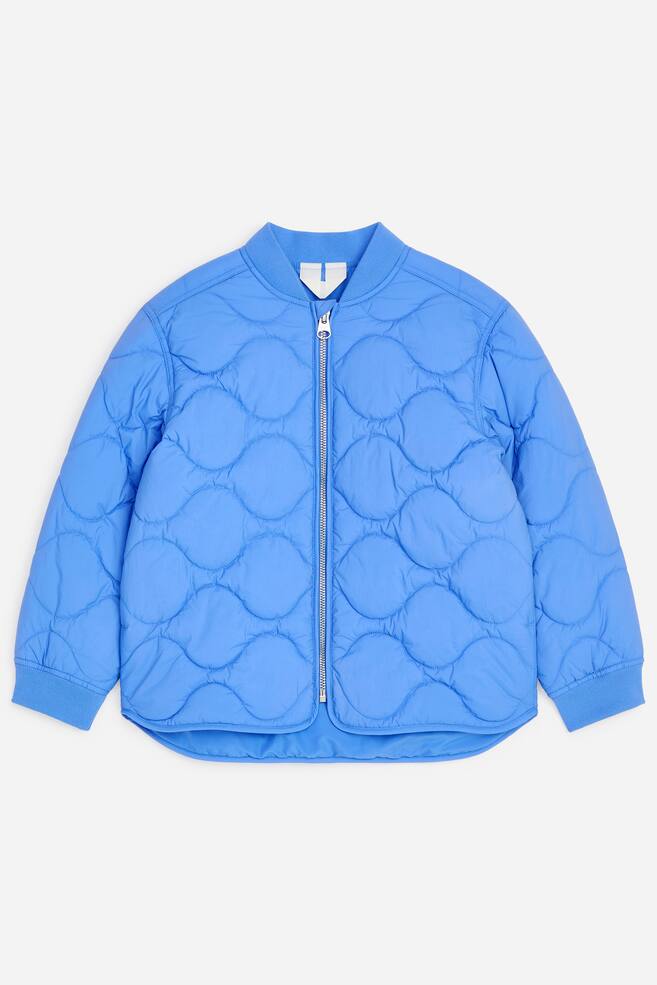 Leichte Steppjacke - Blau/Rostrot/Dunkelgrün/Lila - 1