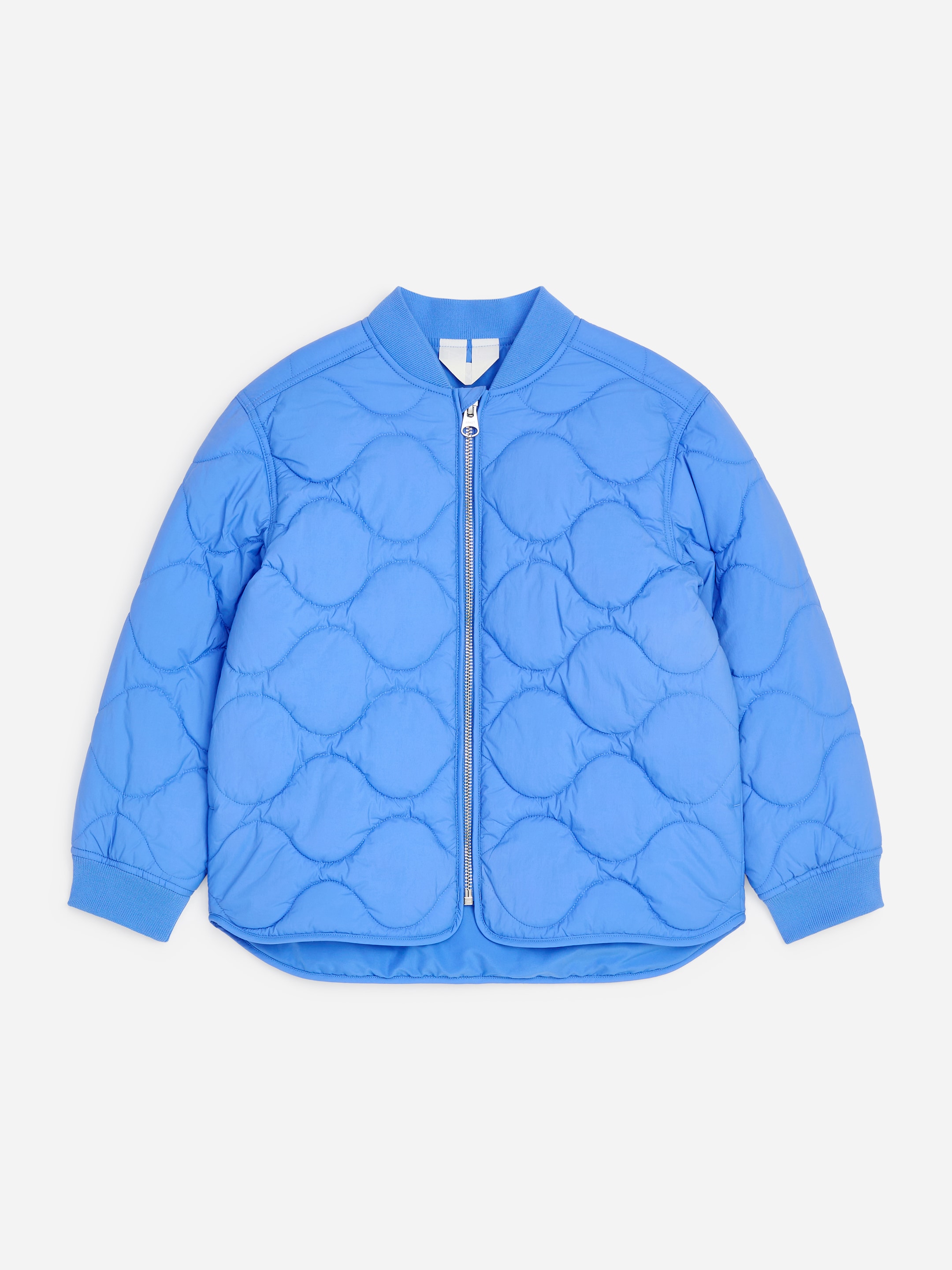 Quilted Lightweight Jacket-Blue-19561