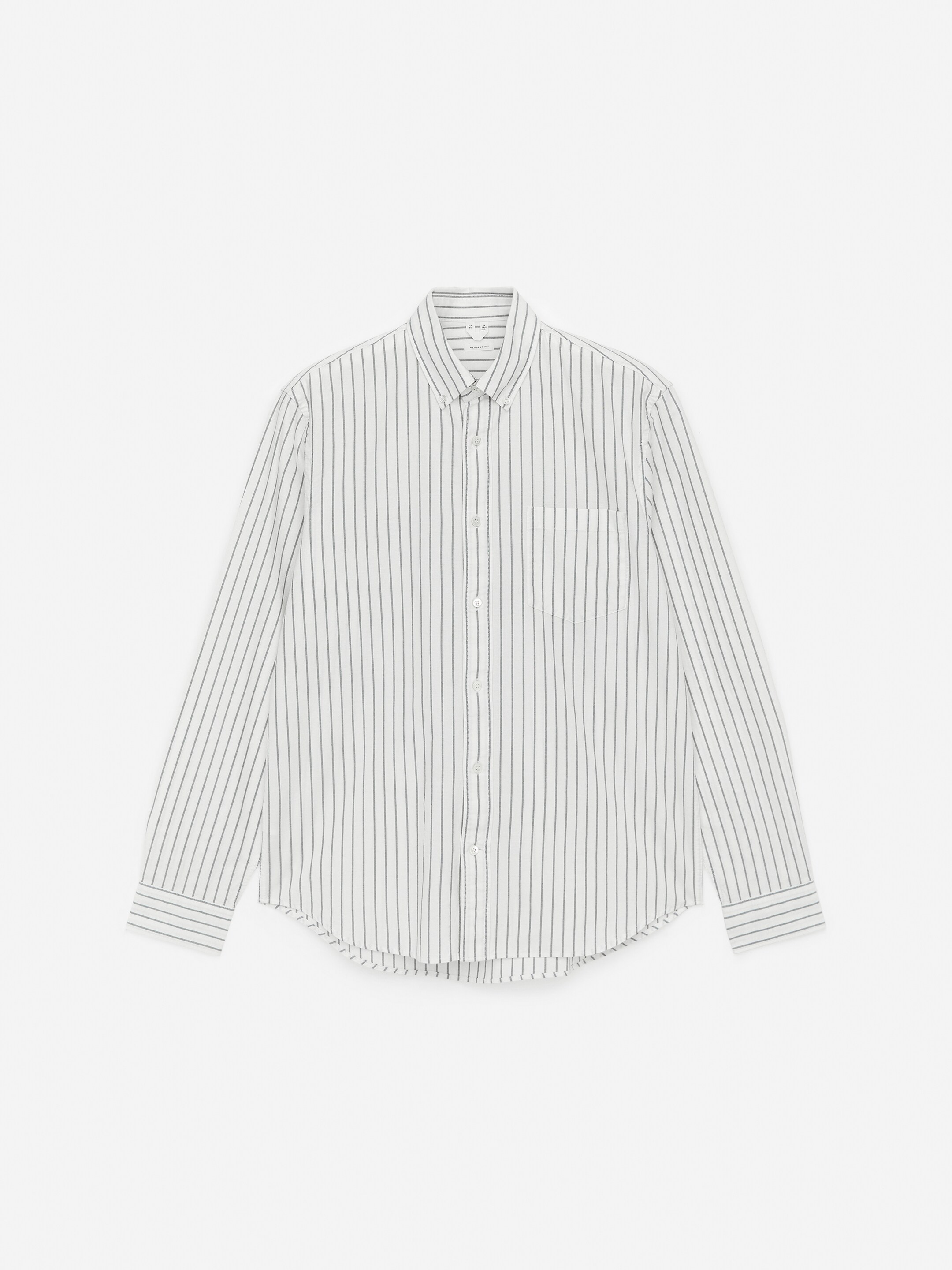 Zobraziť väčší obrázok: Oxfordská košeľa - Prírodná biela/Zelená - MUŽI | H&M SK 1