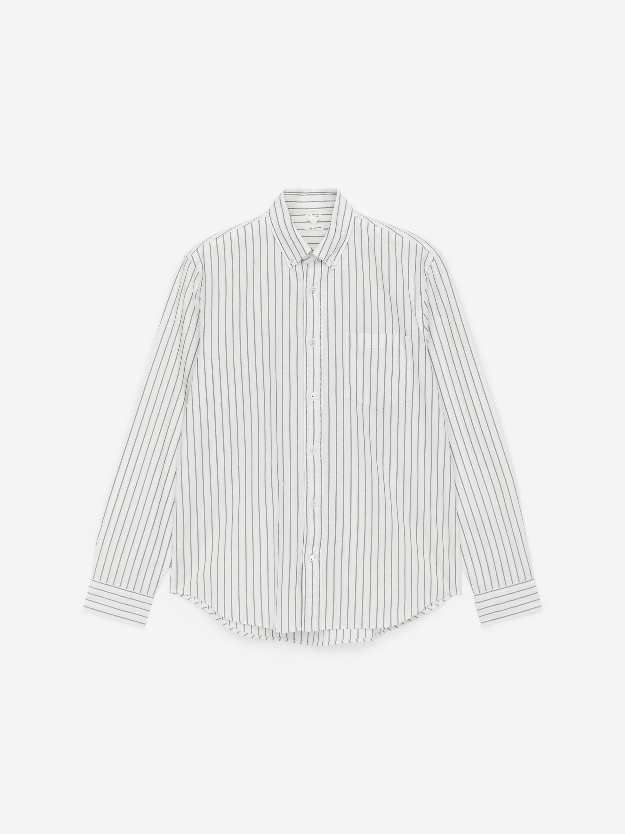 View larger image: Oxford Shirt - Off White/Green - Men | H&M GB 1