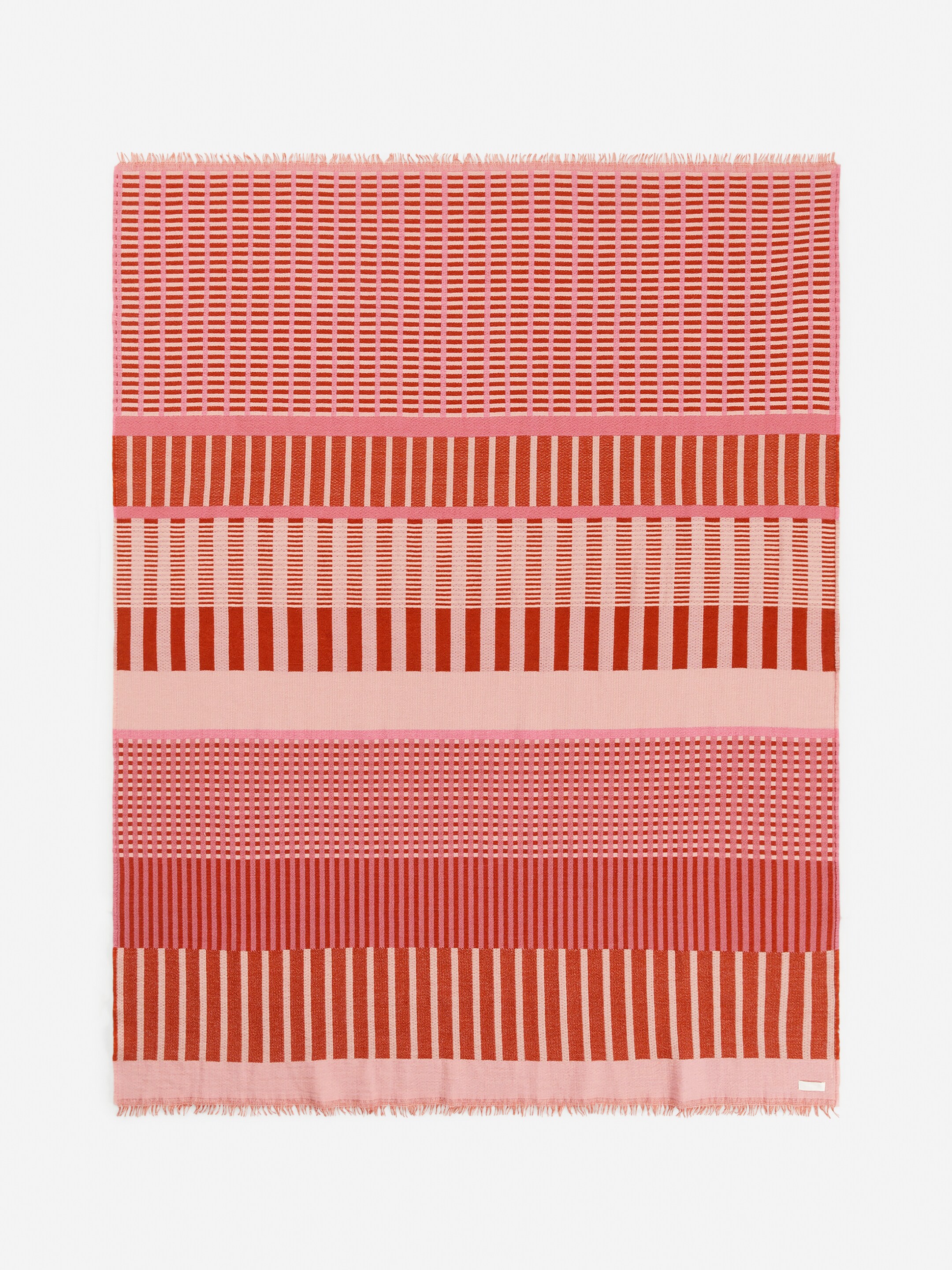 Agrandir l'image: Couverture en laine - Rose/Rouge - Home All | H&M FR 1