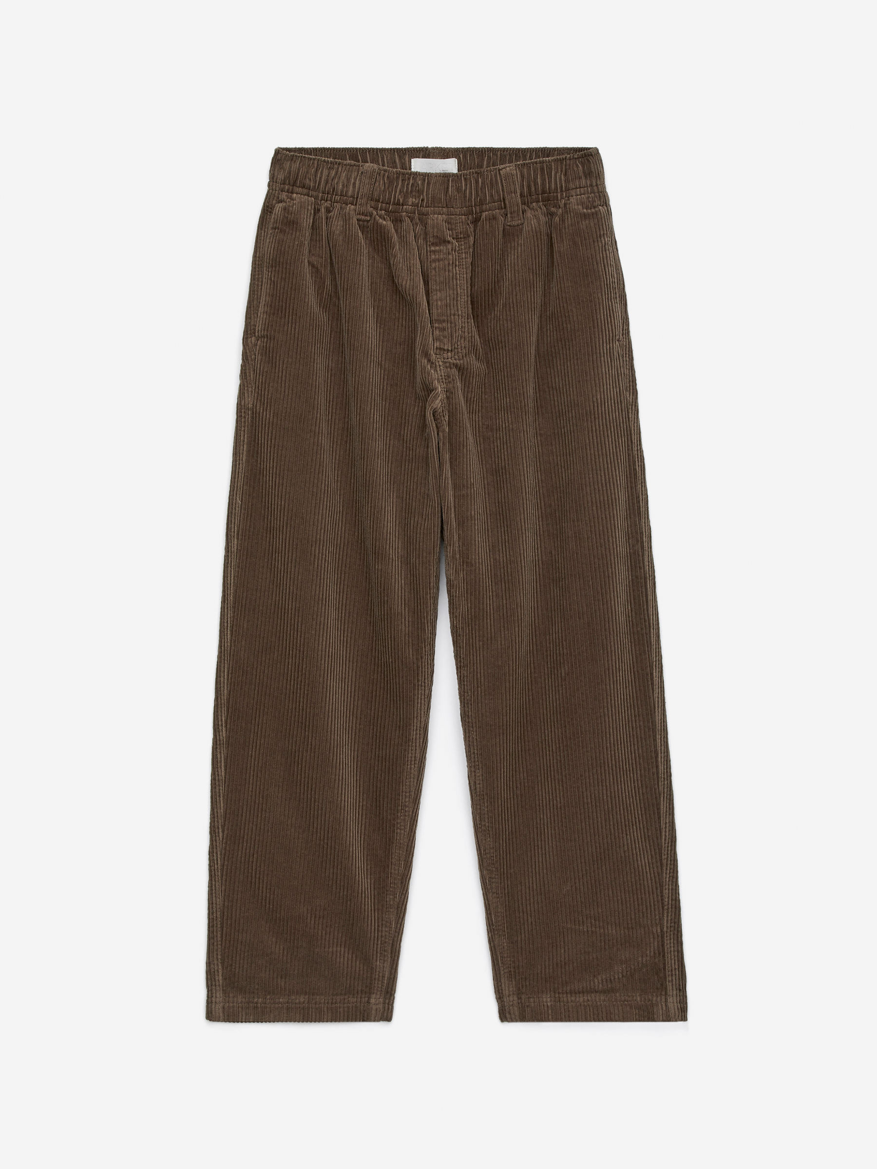 Corduroy Trousers-#645B4F-16123