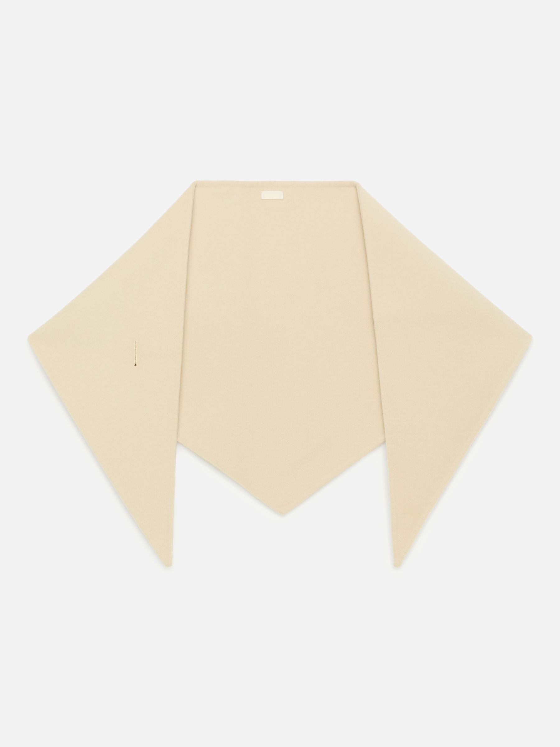 Écharpe triangulaire en laine - Blanc cassé - Femme - StillMedia/DescriptiveStillLife - 3