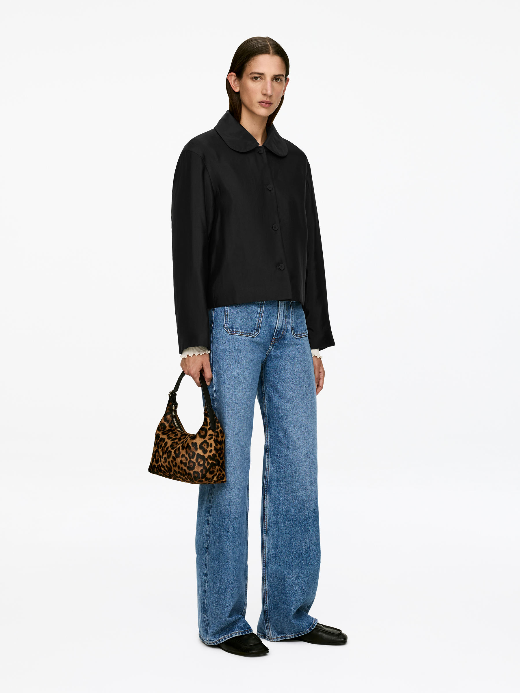 Padded Overshirt - Black - Regular fit - Women - StillMedia/Lookbook - 5