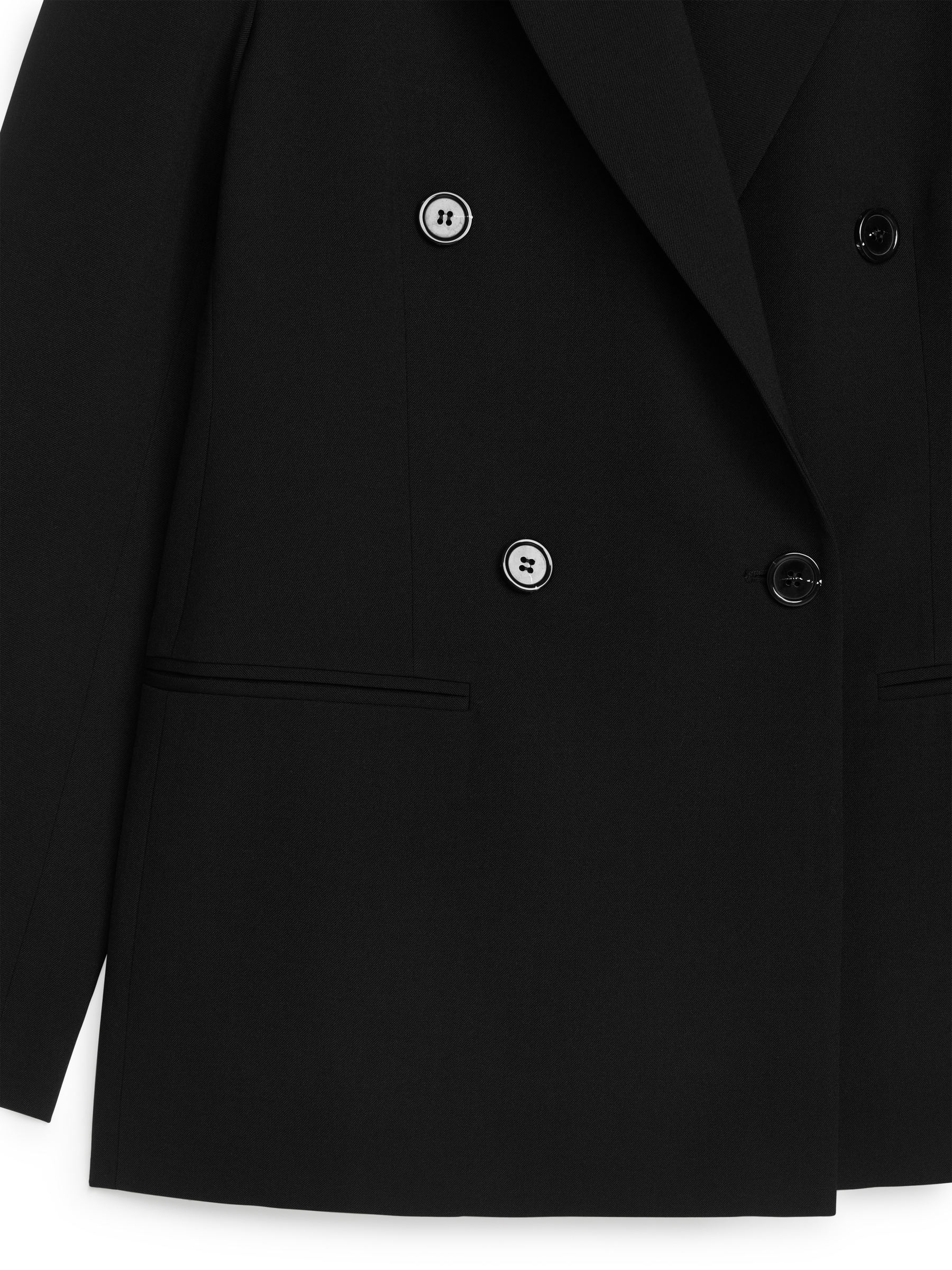 Double-Breasted Blazer - Black - Relaxed fit - Women - StillMedia/DescriptiveDetail - 2