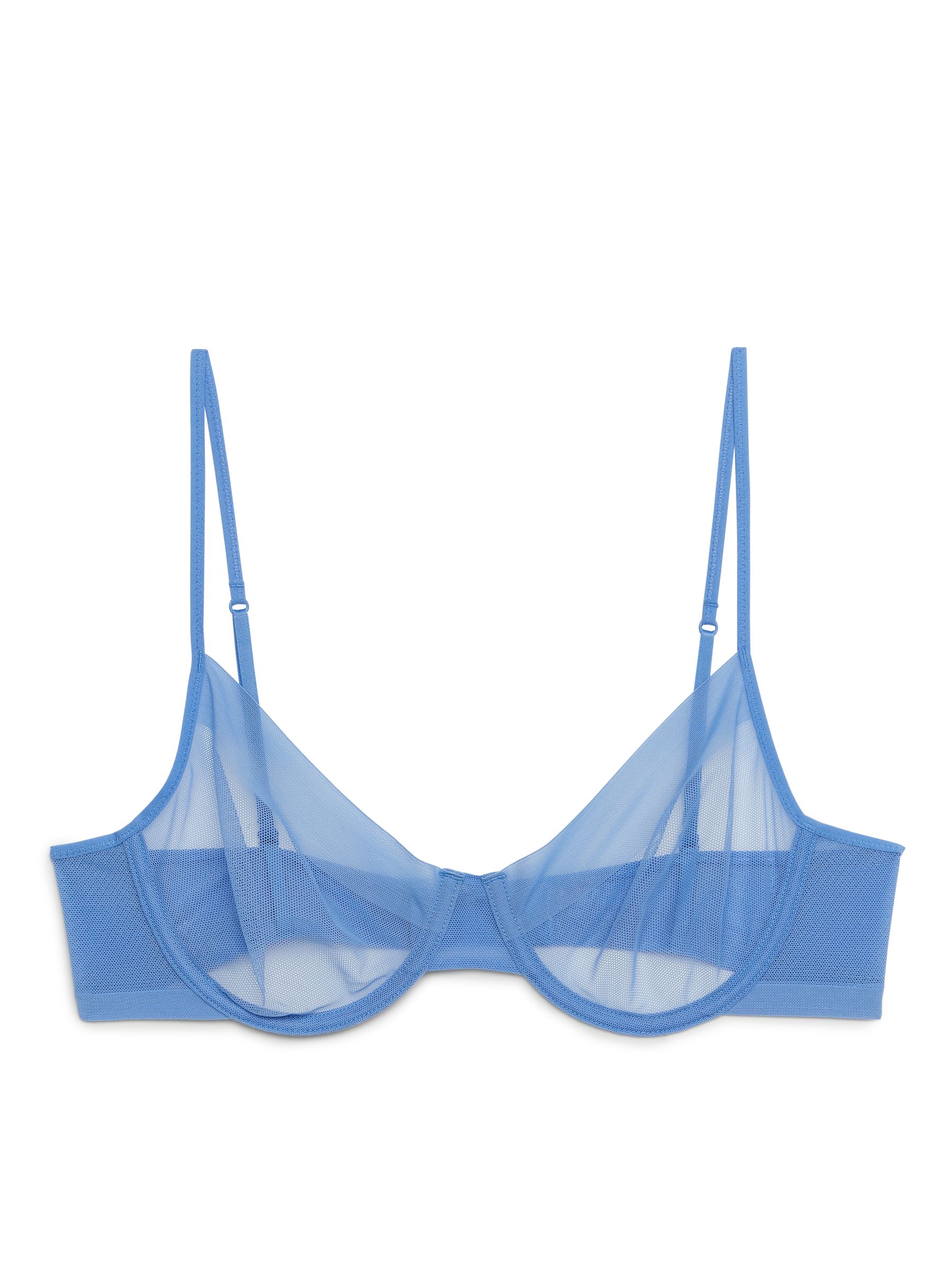 Siateczkowy biustonosz z fiszbinami - Bright Blue - Women - StillMedia/DescriptiveStillLife - 1