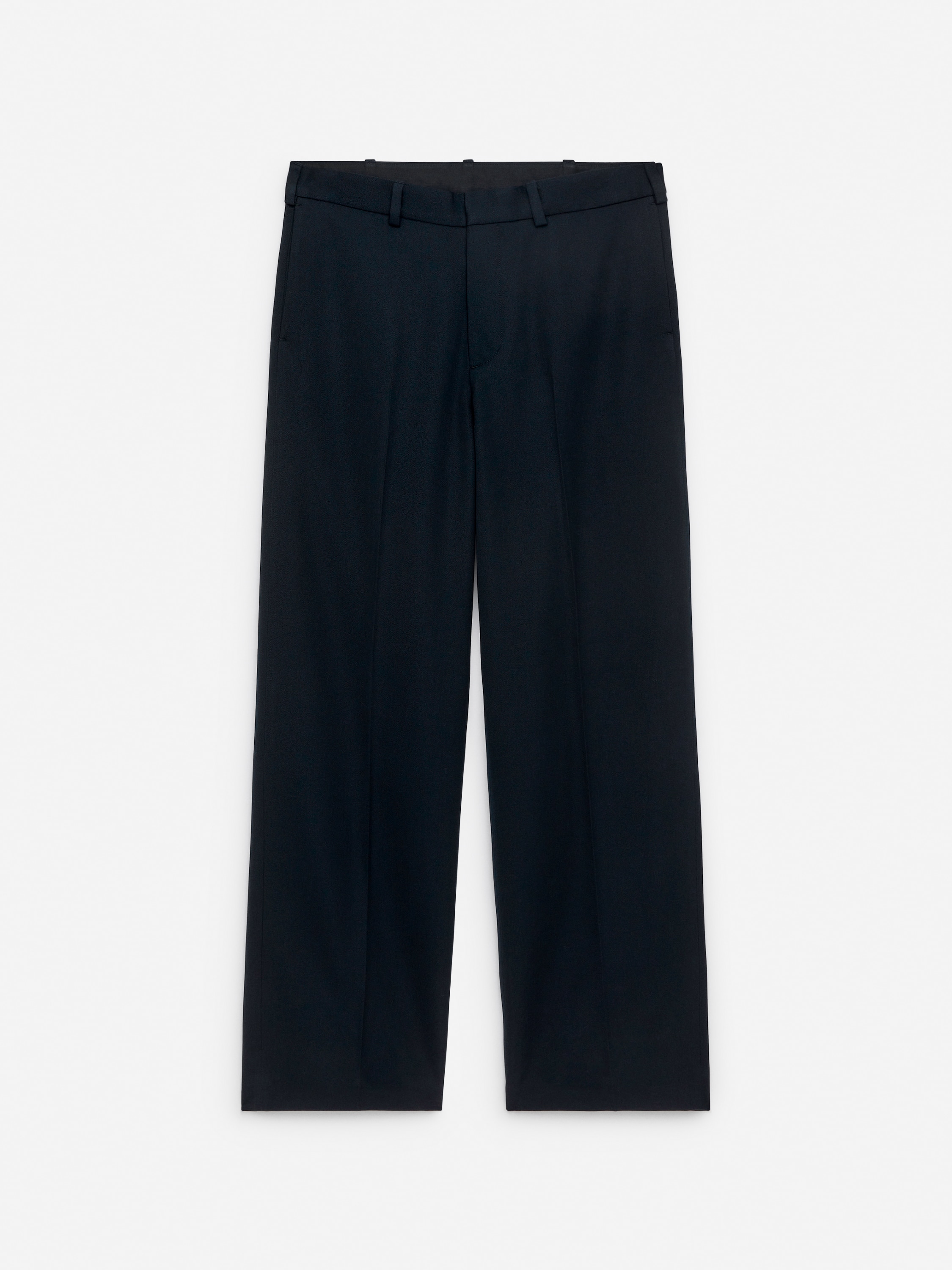 Luźne wełniane spodnie - Ciemnoniebieski/Ciemnoszary