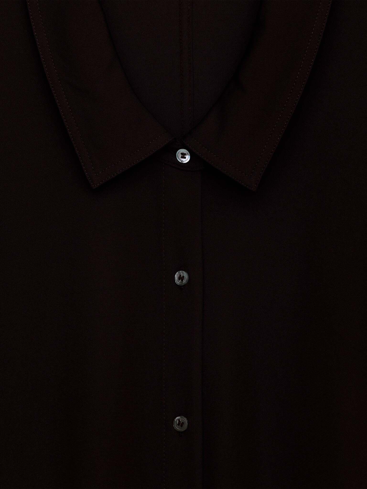 Chemise fluide en jersey - Rouge foncé - 3