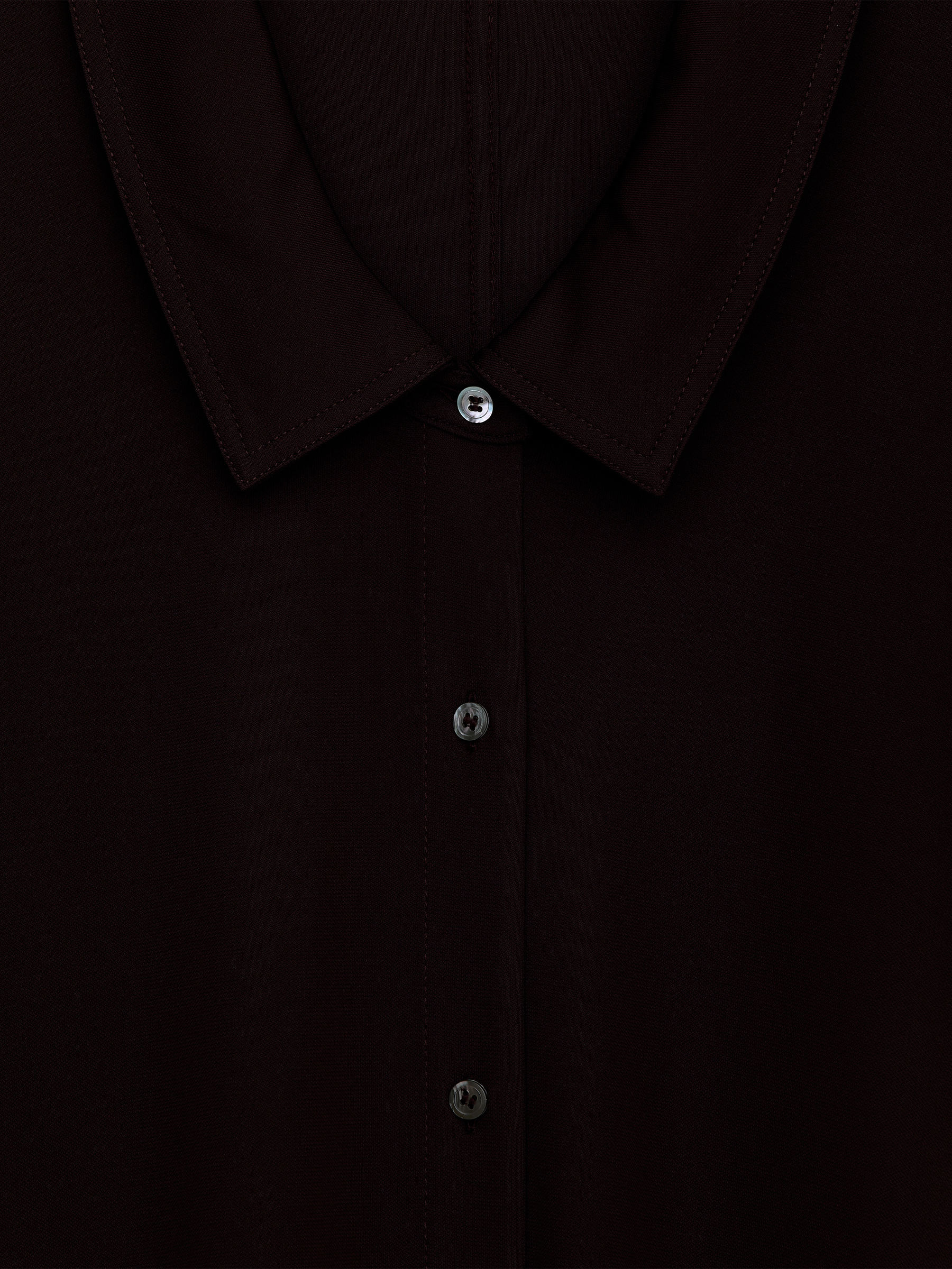 Fluid Jersey Shirt - Dark Red - Slim fit - Women - StillMedia/DescriptiveStillLife - 3