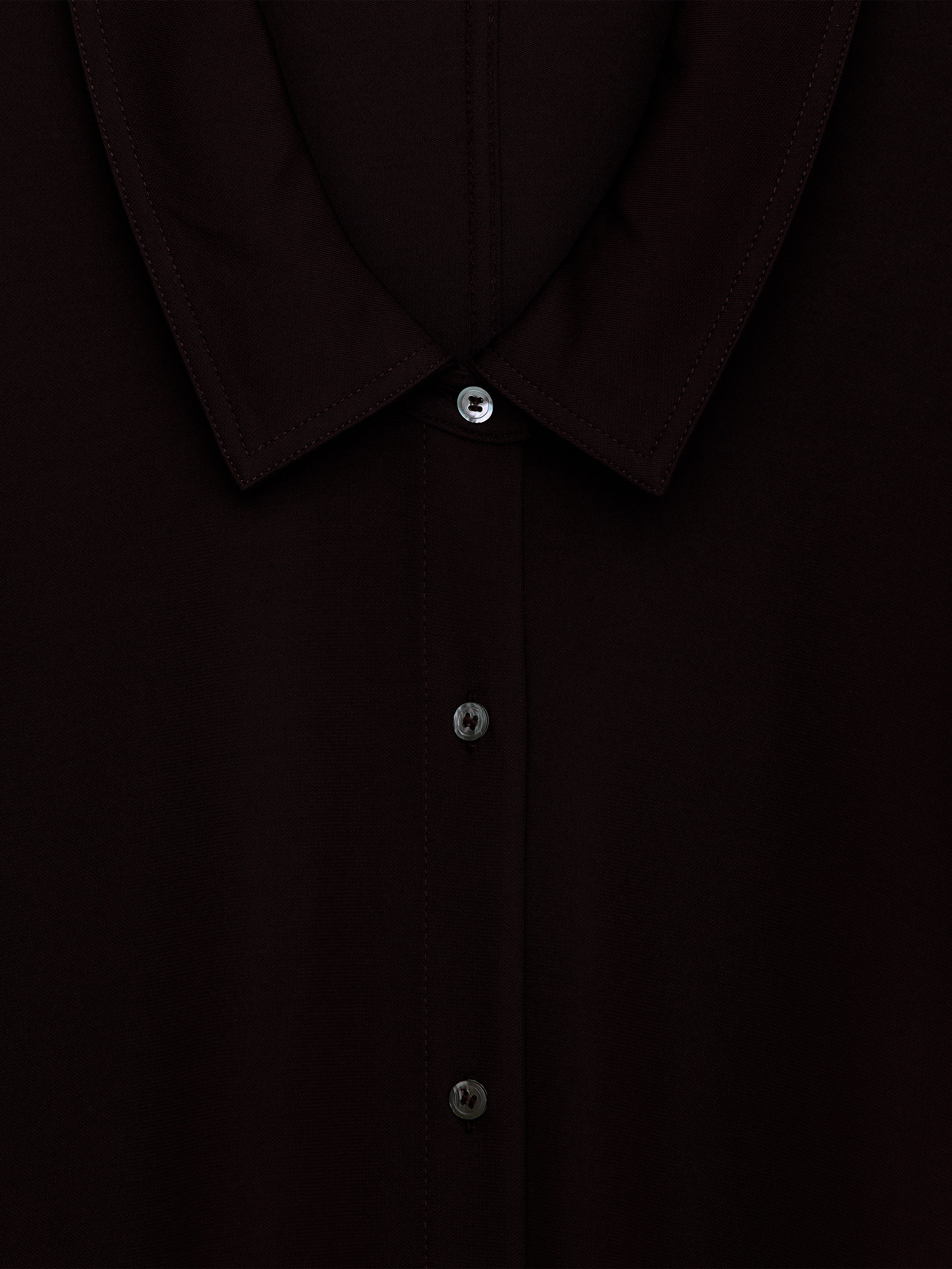 Fluid Jersey Shirt - Dark Red - Slim fit - Women - StillMedia/DescriptiveStillLife - 3