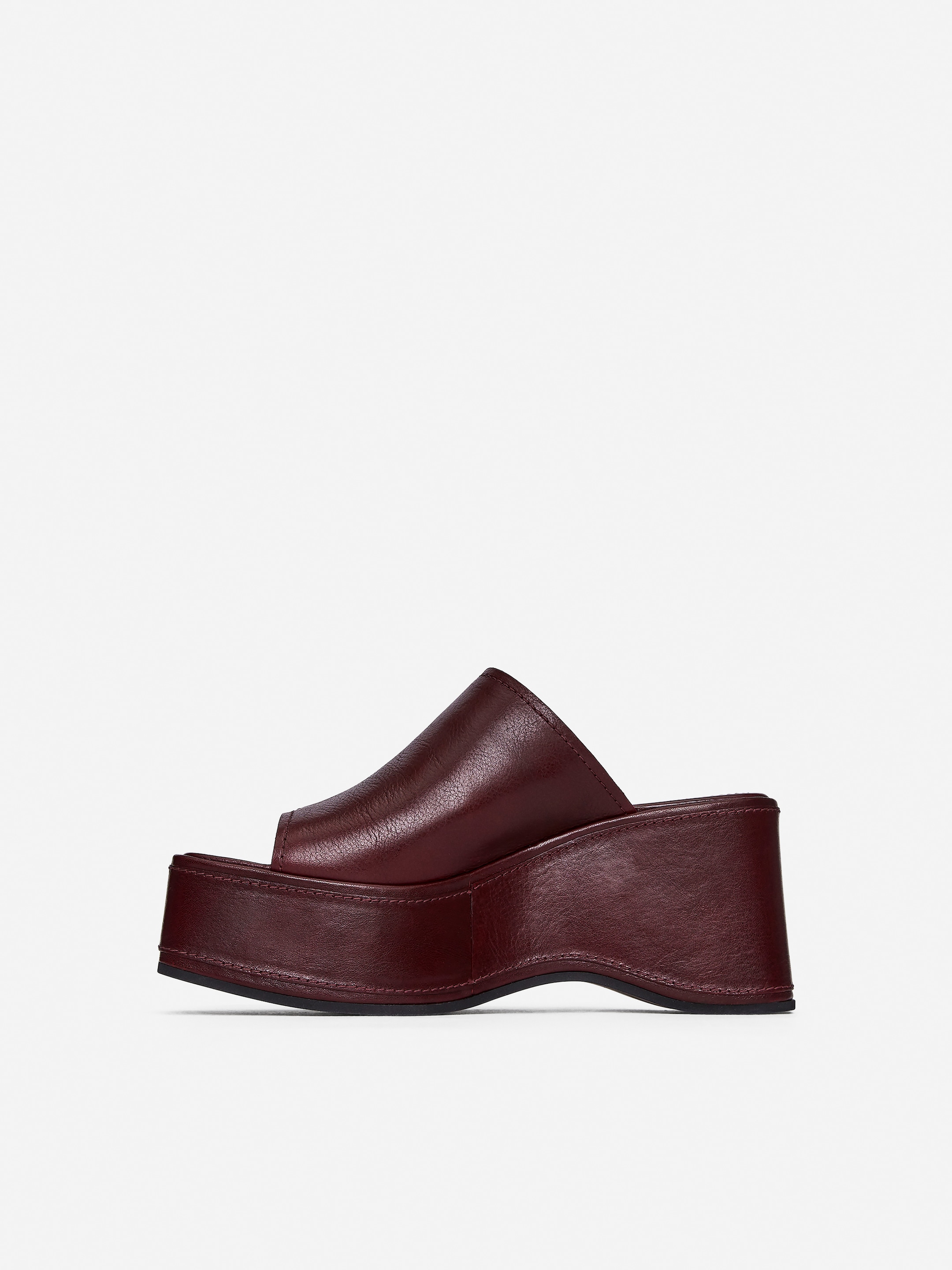 Ver imagem maior: Platform Mules - Bordeaux - SENHORA | H&M PT 6