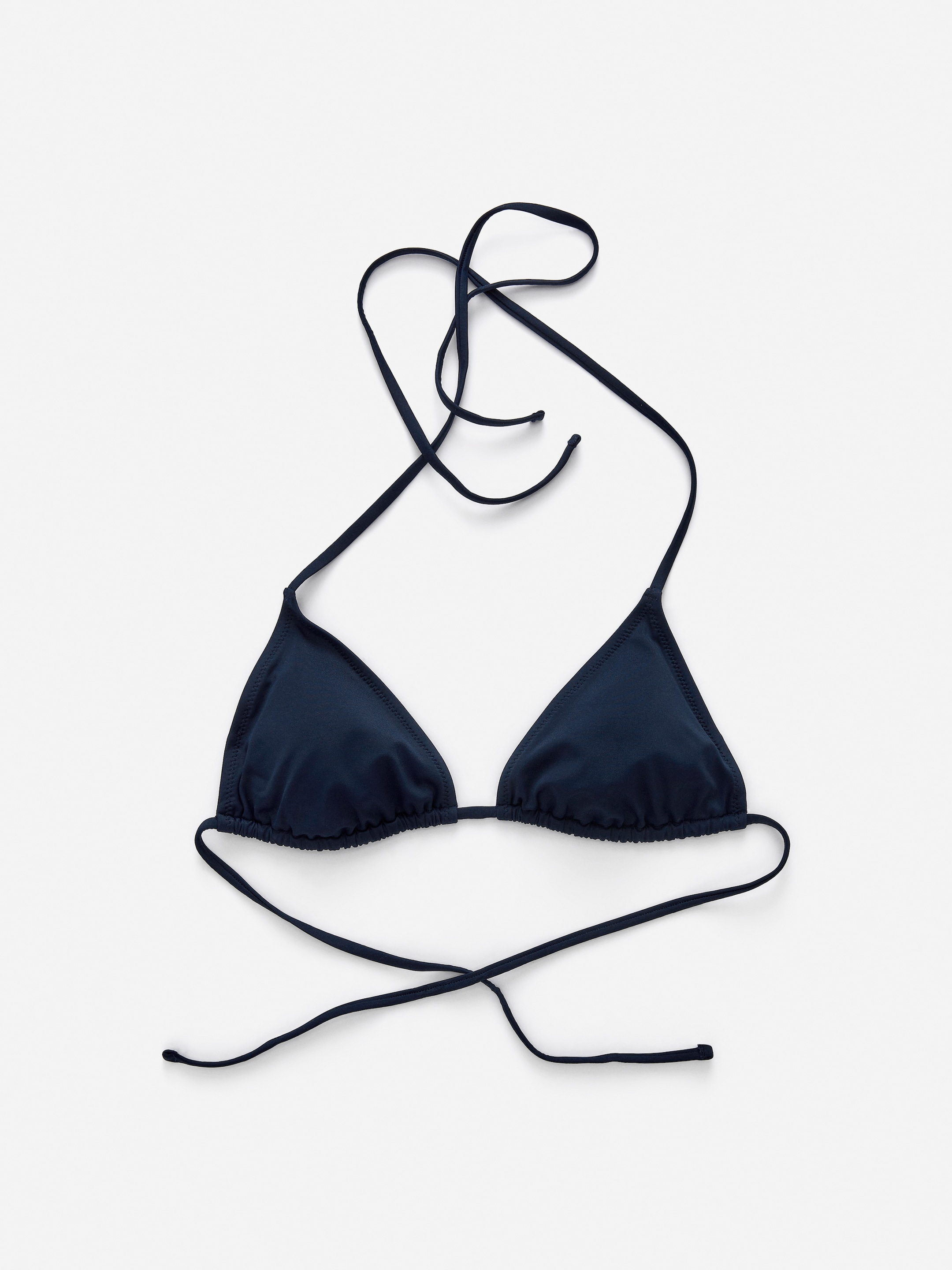 Triangle Bikini Top - Dark Blue - Women - StillMedia/DescriptiveDetail - 2