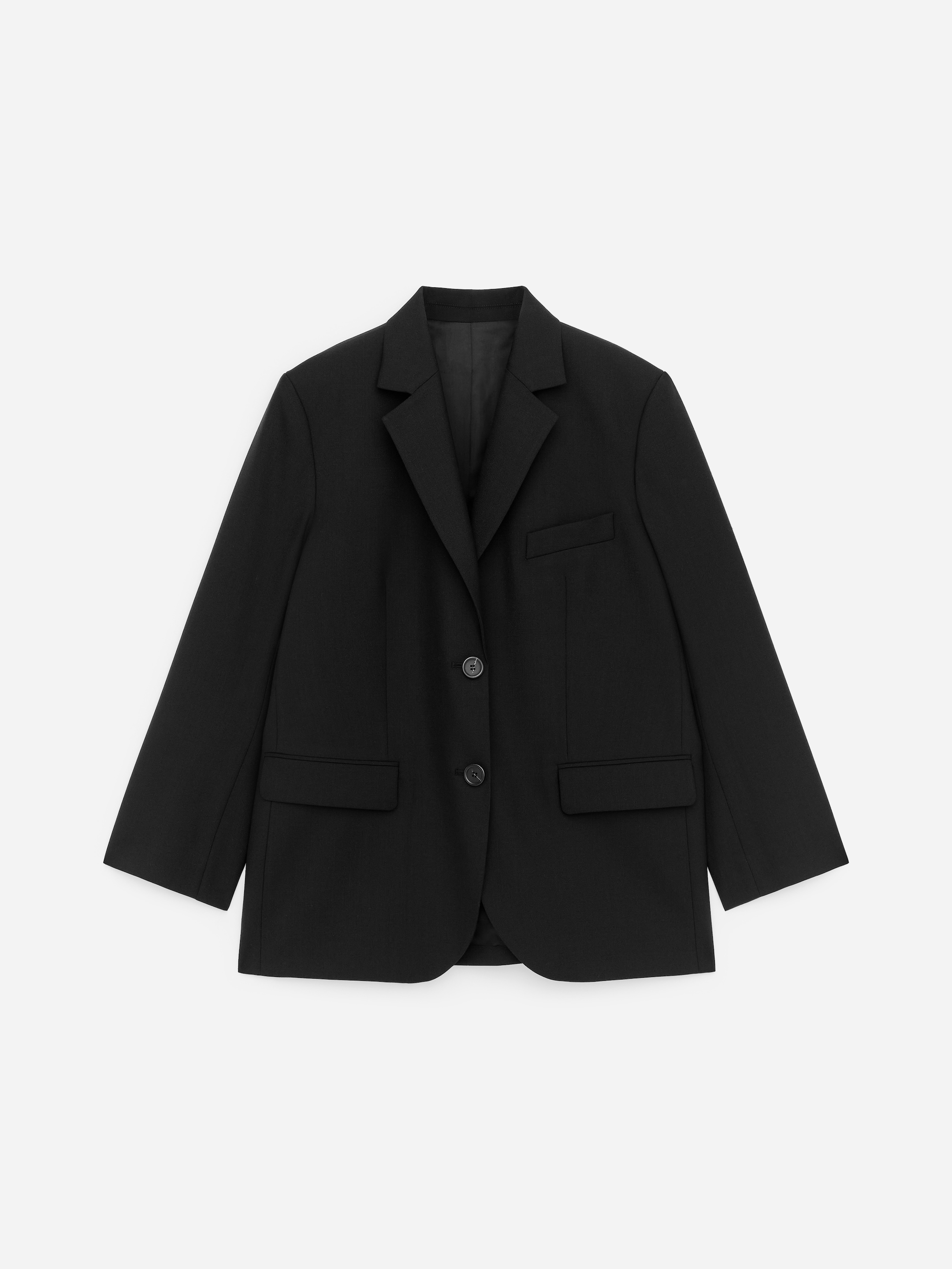 Hopsack Wool Blazer-#272627-18000