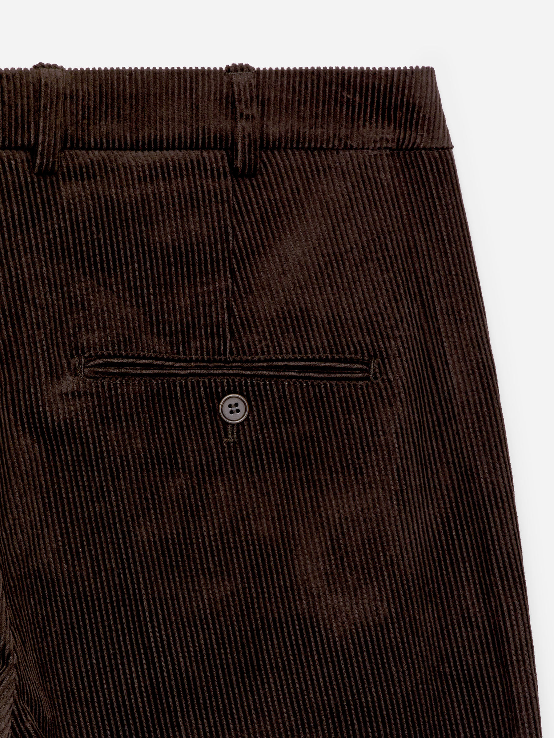 Corduroy Trousers - Dark Brown - Regular fit - Men - StillMedia/DescriptiveDetail - 2