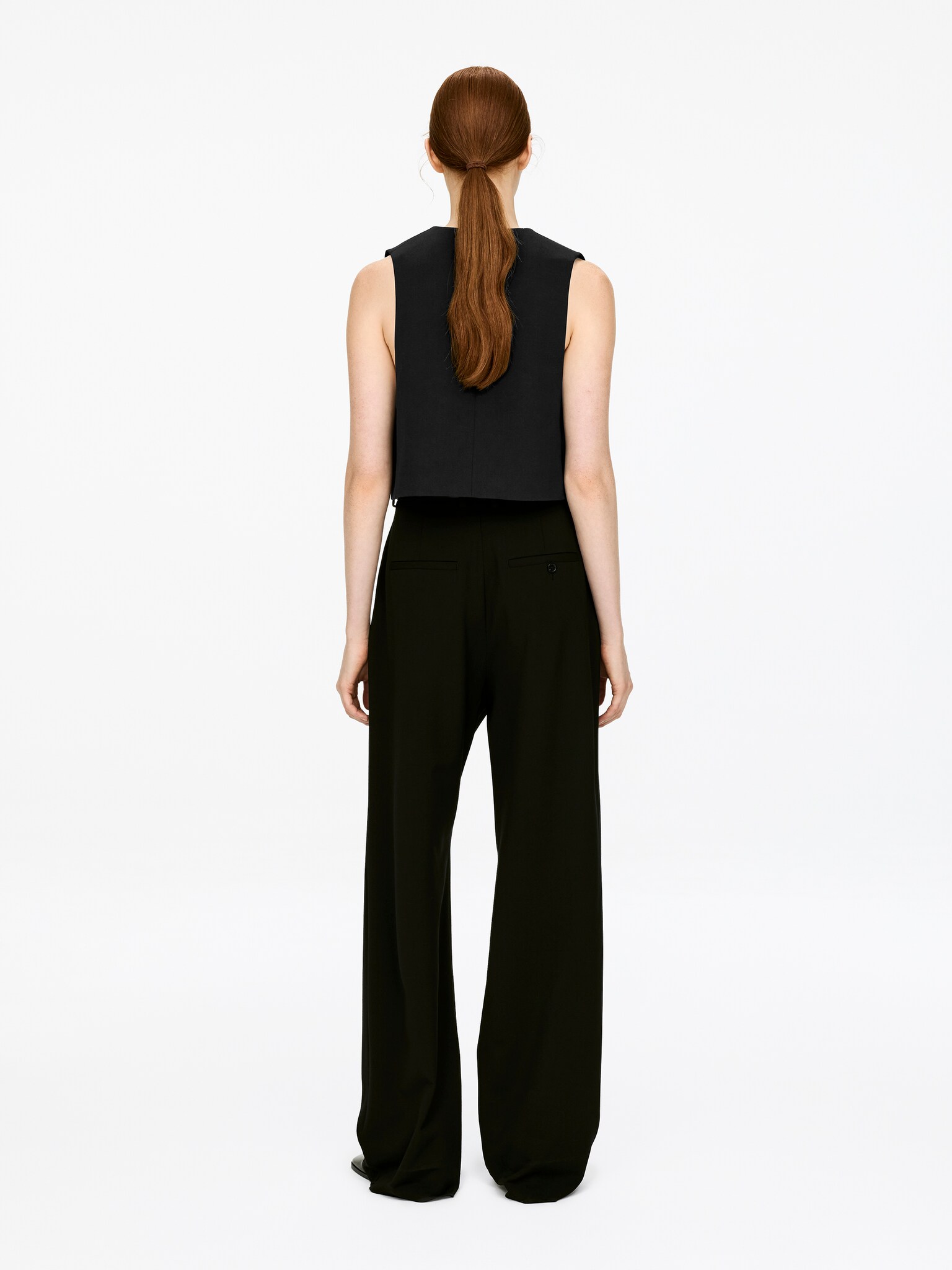 Gilet raccourci - Noir - 3