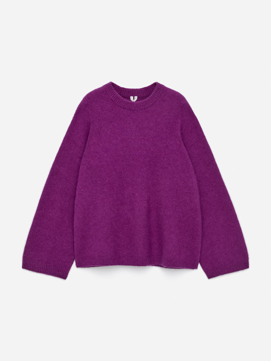 ARKET Women's  Alpaca-Wool Blend Jumper Purple,  size XXS
