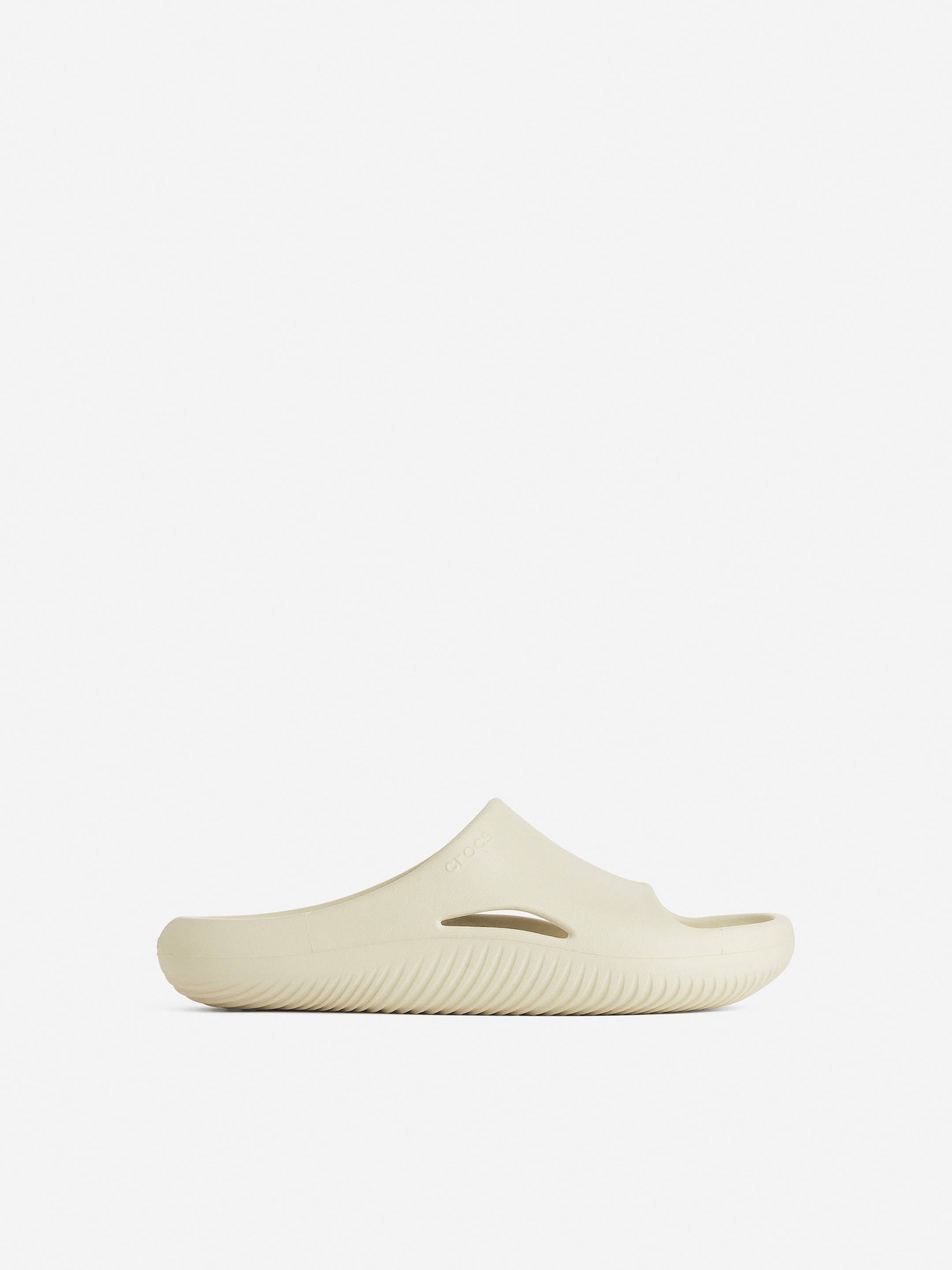Crocs Mellow Recovery Slides - Beige - Women - StillMedia/DescriptiveStillLife - 6
