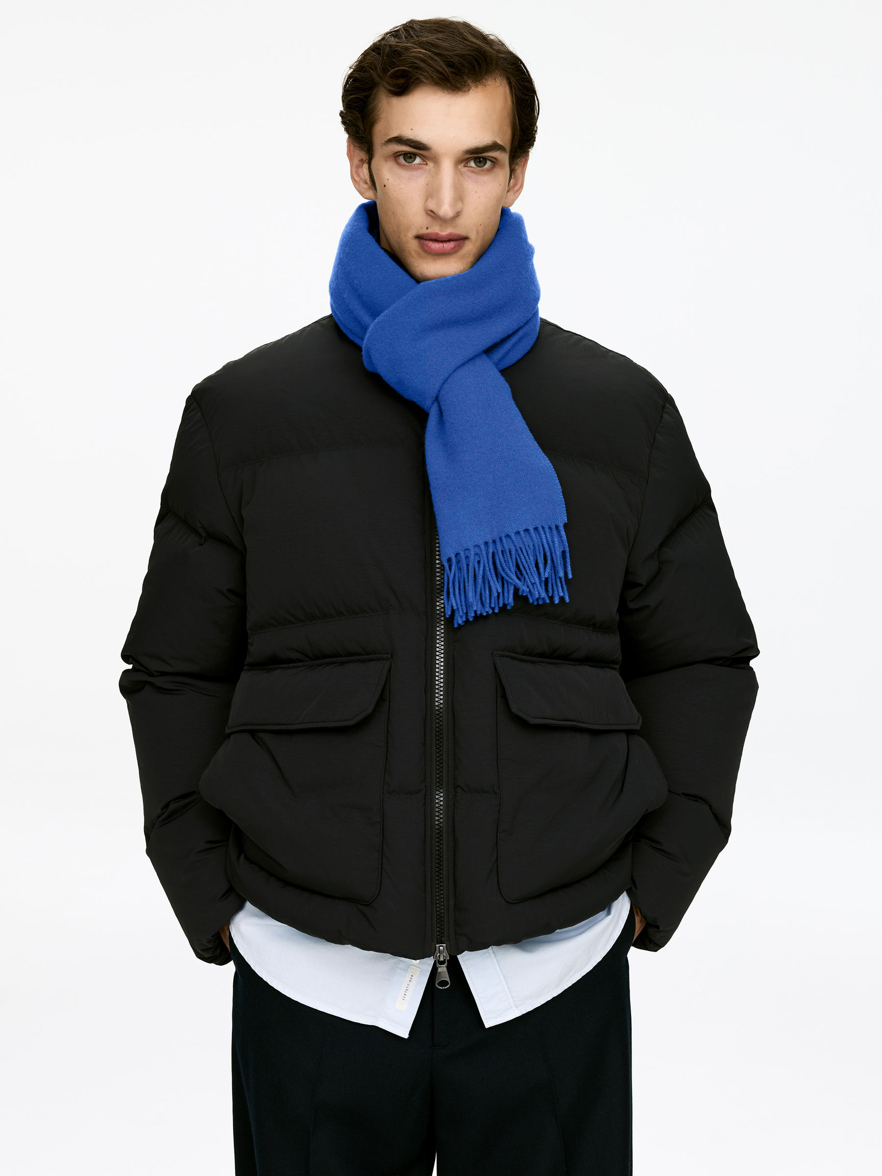 Wool Scarf - Blue - Men - StillMedia/Lookbook - 4