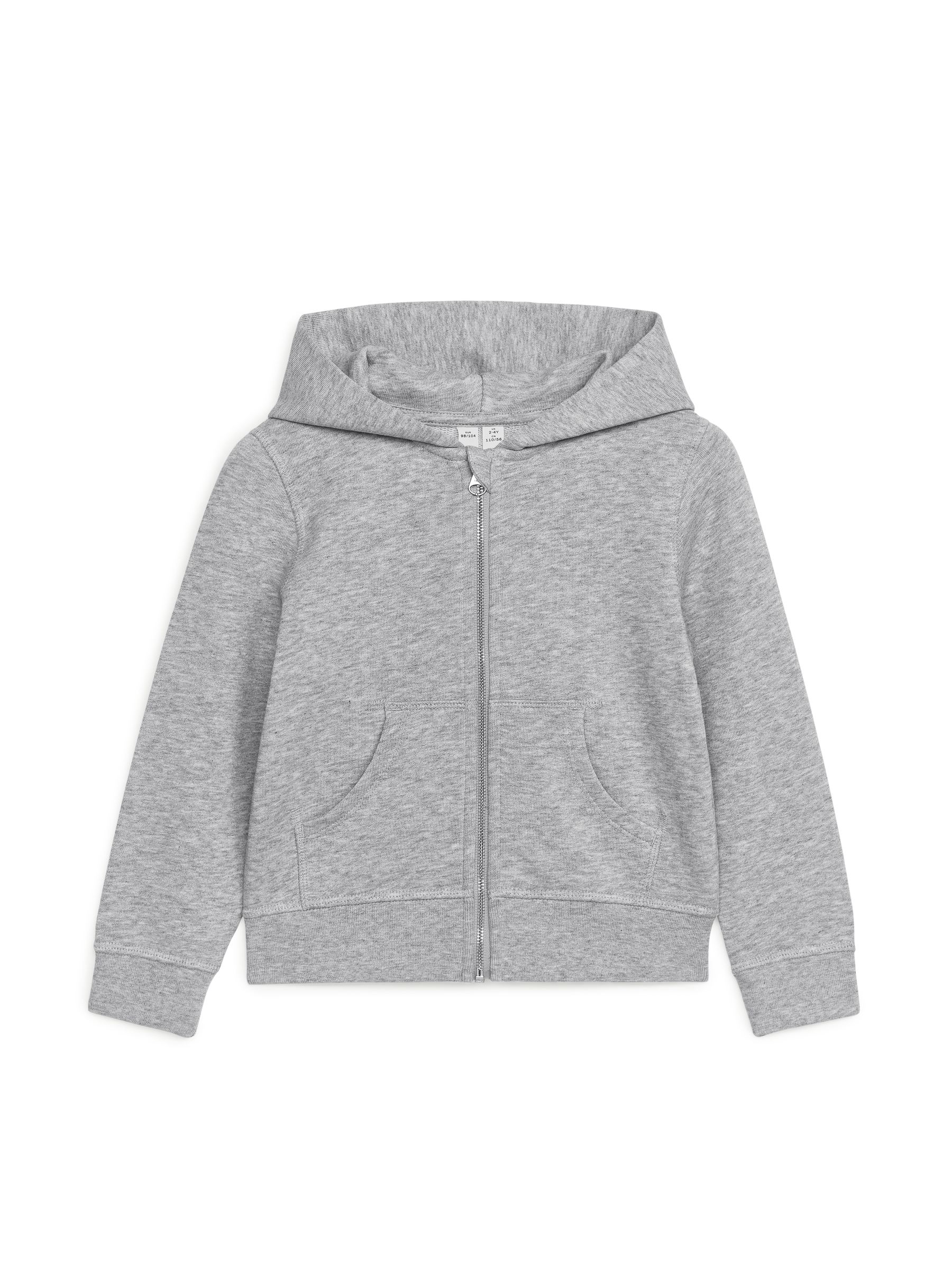 Sudadera con capucha y cremallera - Gris jaspeado - Corte relajado - Children - StillMedia/DescriptiveStillLife - 2