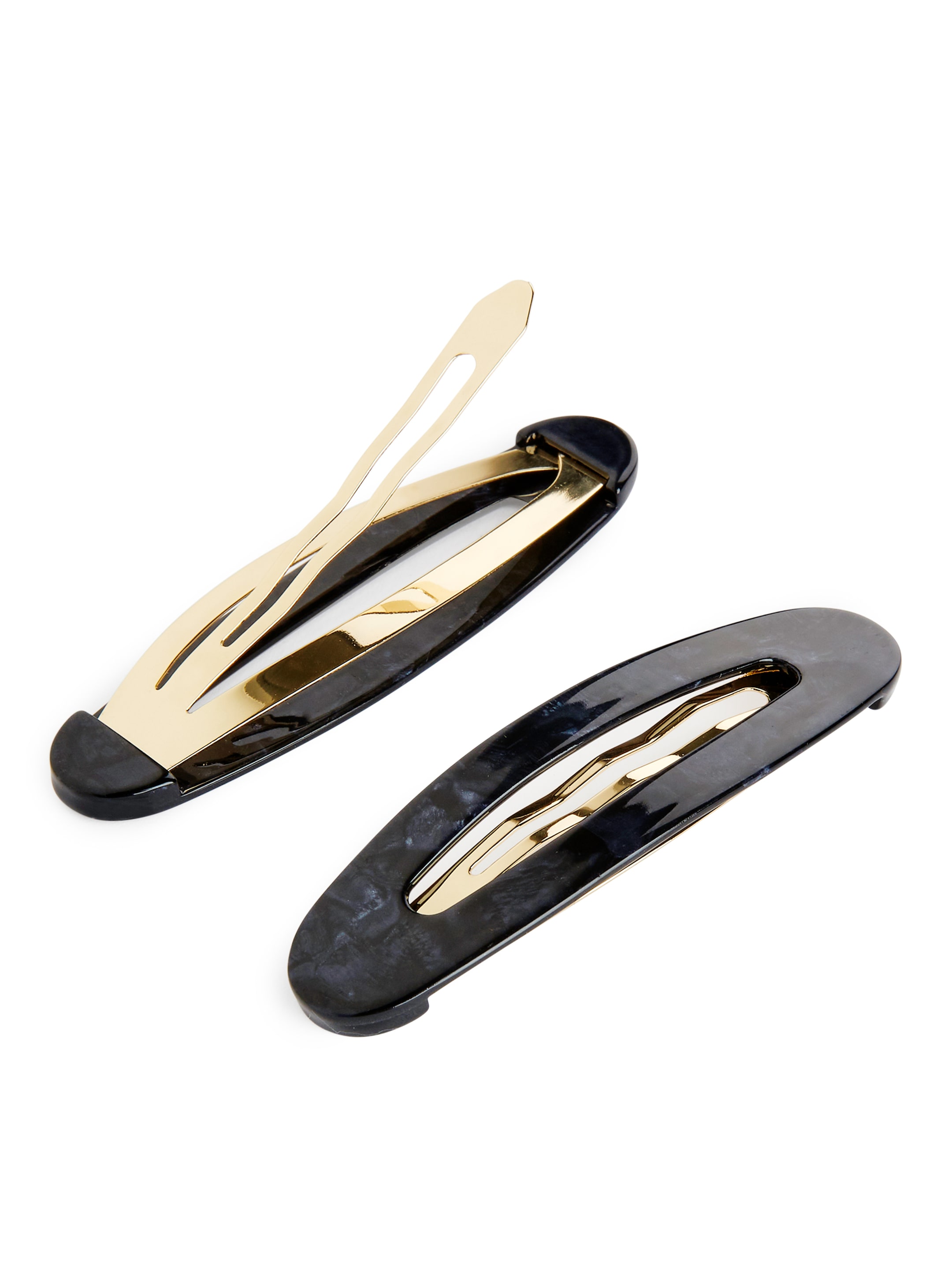 Hair Clips Set of 2 - Black - Women - StillMedia/DescriptiveDetail - 2