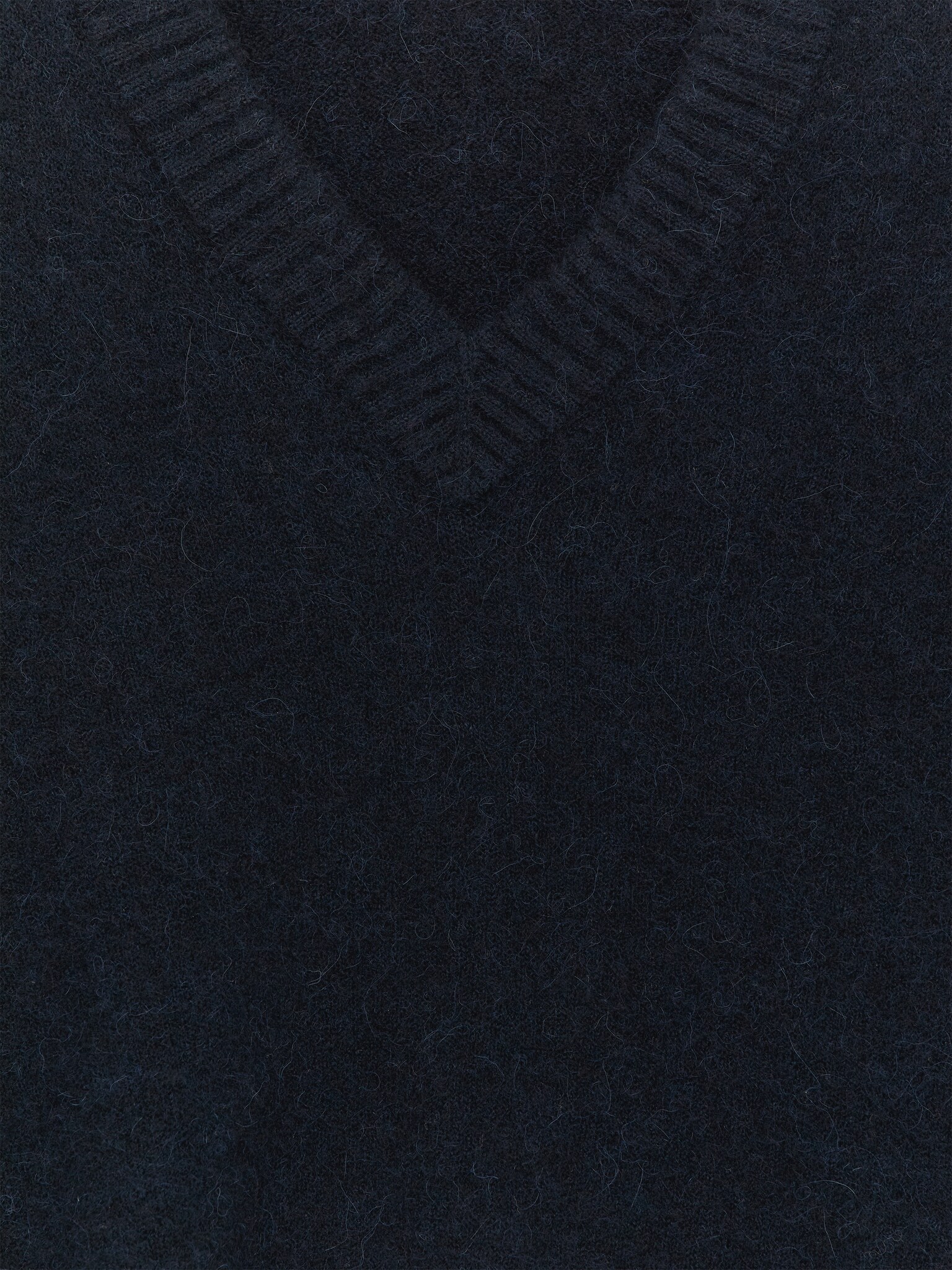 Pull décontracté en mélange d'alpaga - Bleu foncé/Vert/Marron - 4