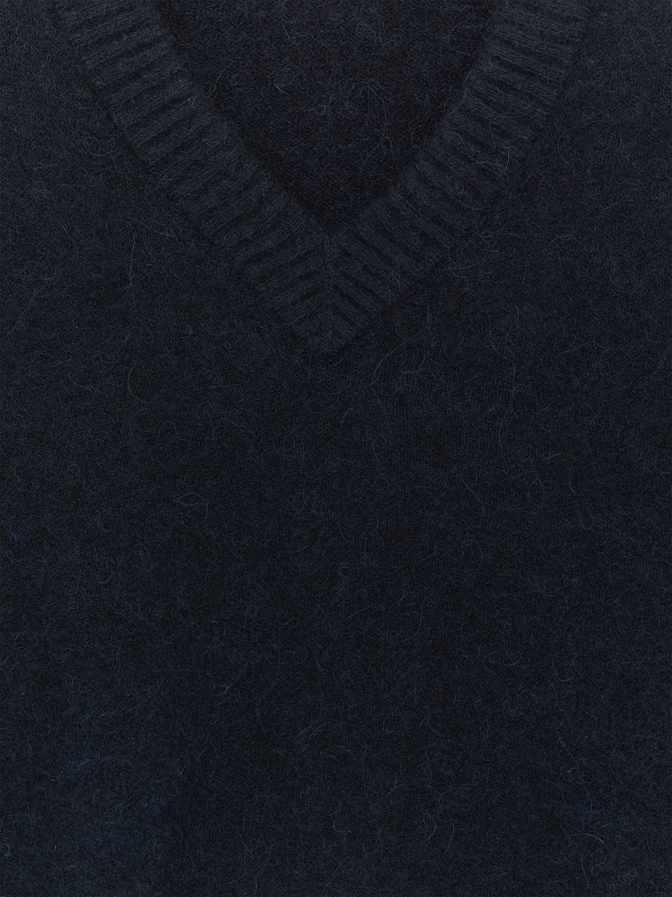 Relaxed Alpaca Wool Blend Jumper-Blue-18124